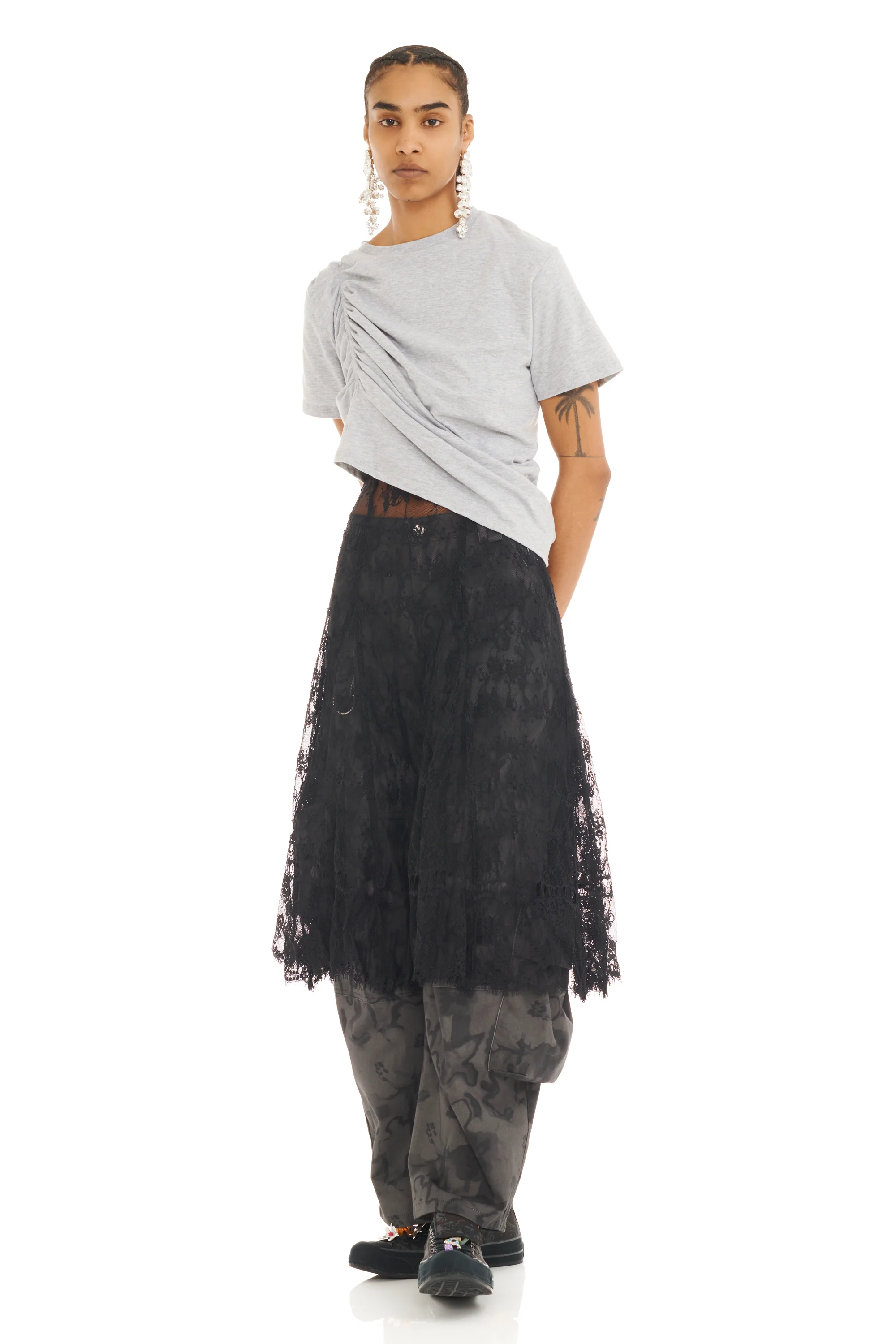 HEATHER GREY AMARYLLIS DUO TEE - Image 6