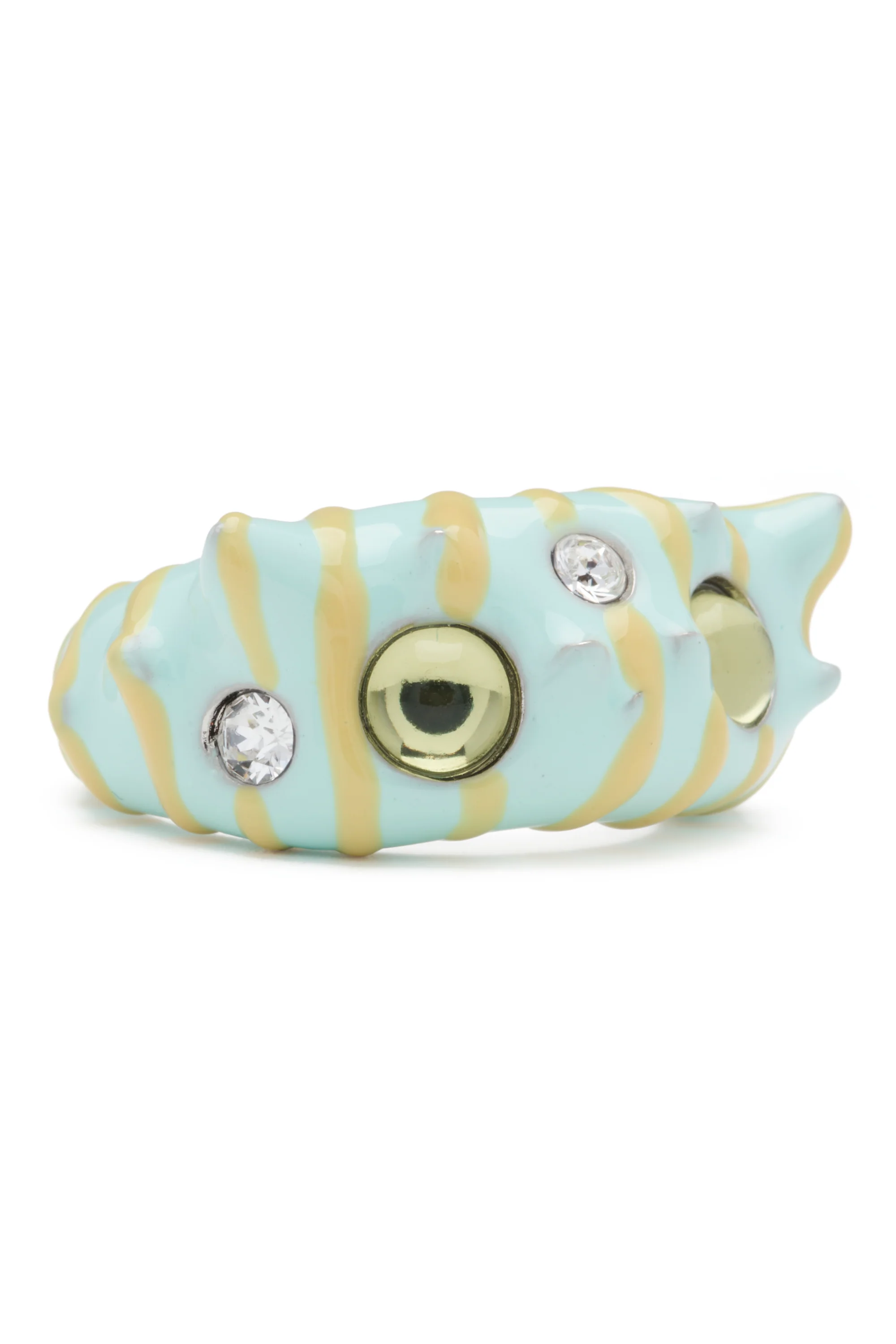 LEMON STRIPE DEMI ALIEN RING - Image 2