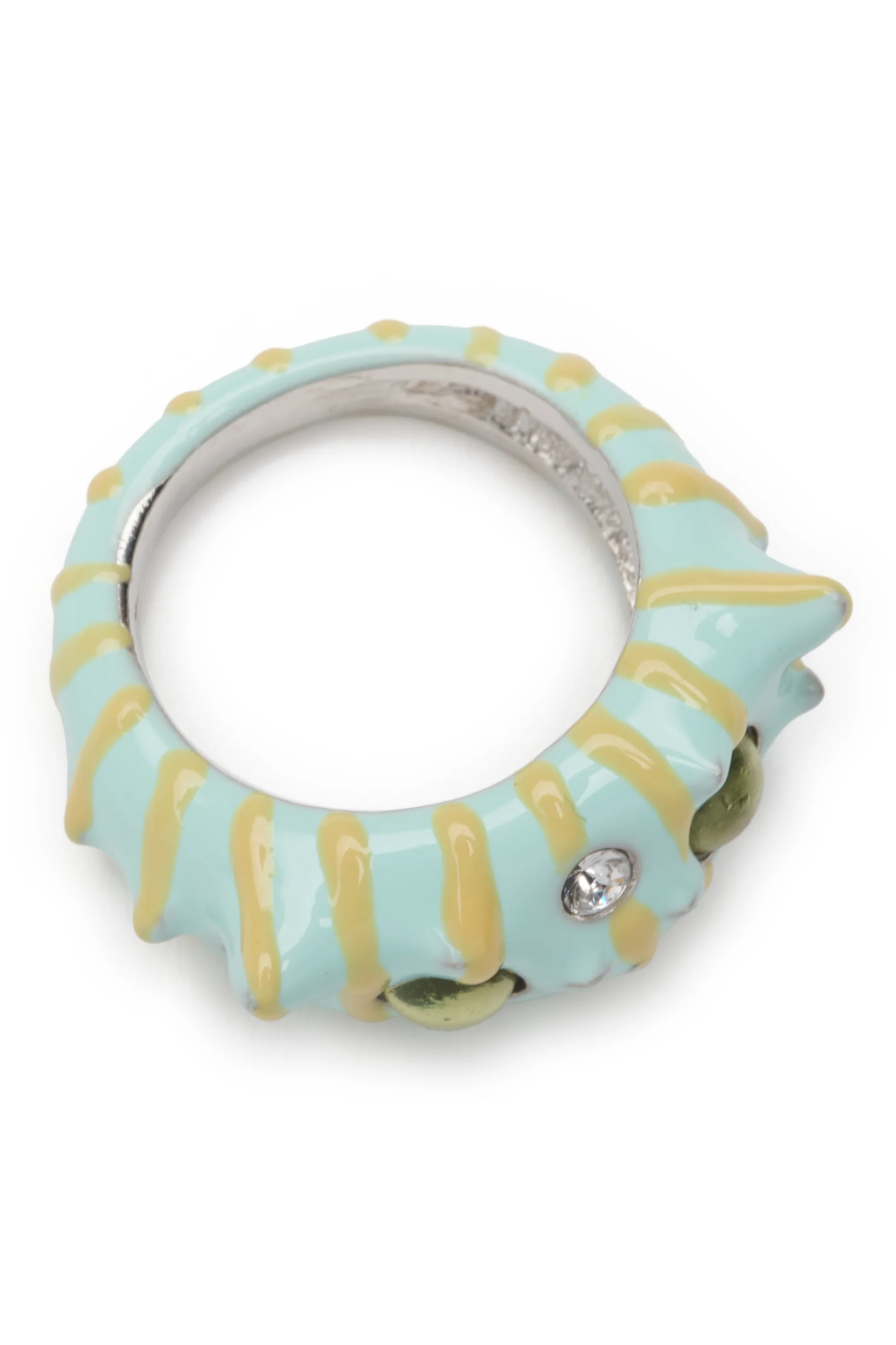 LEMON STRIPE DEMI ALIEN RING - Image 3