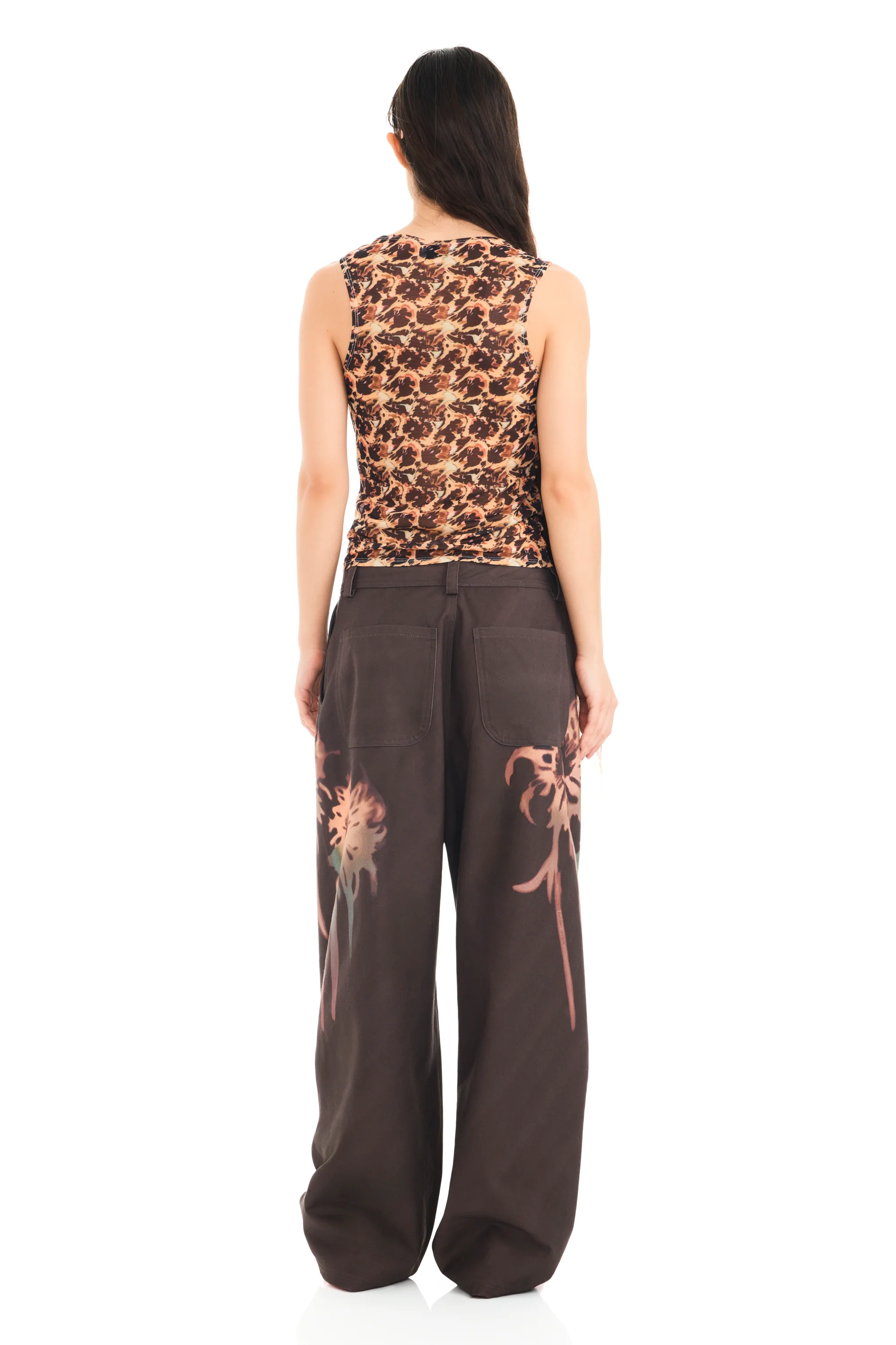 LEOPARD PEONY DACHI CARDIO TANK - Image 10