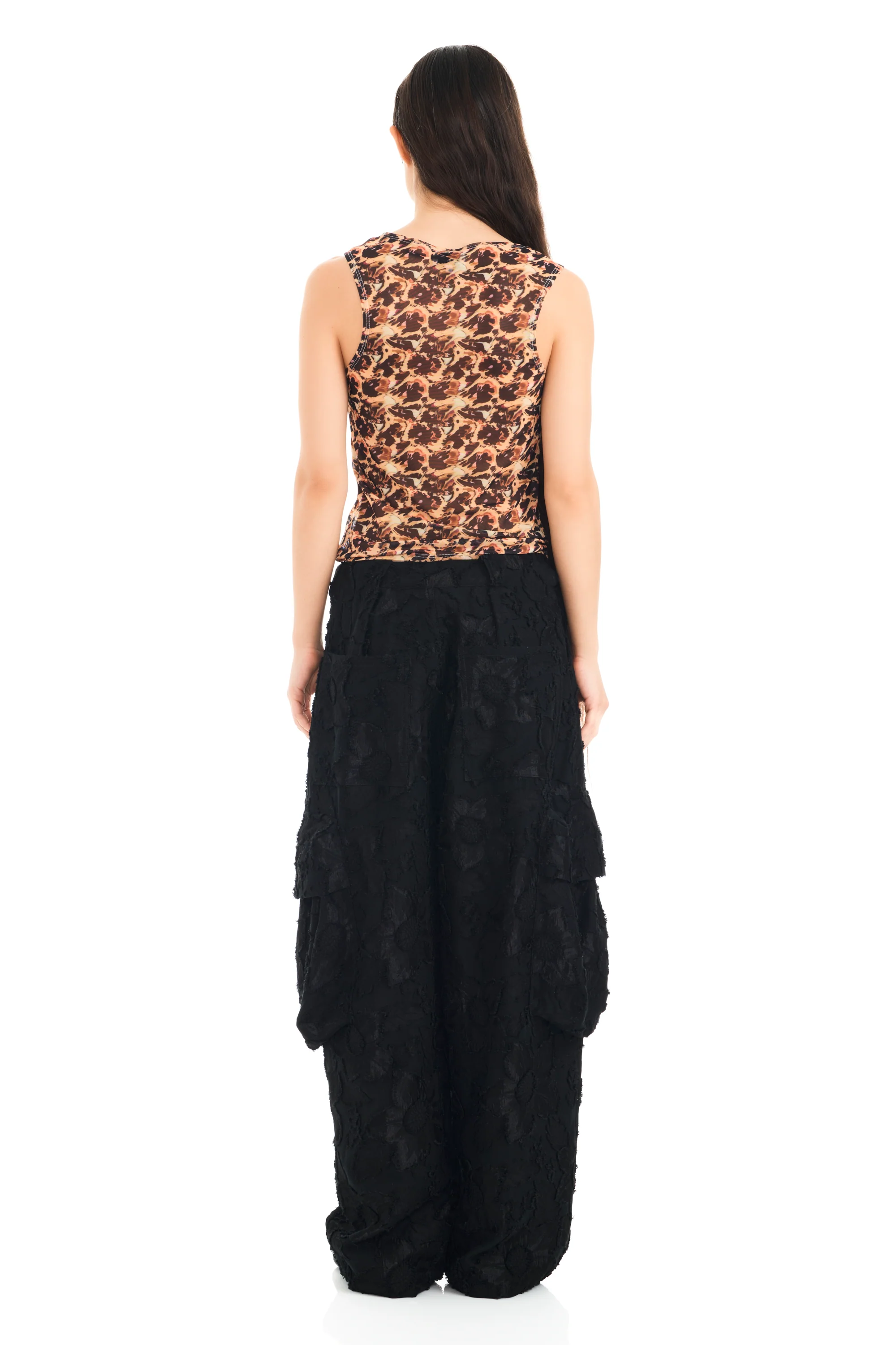LEOPARD PEONY DACHI CARDIO TANK - Image 5