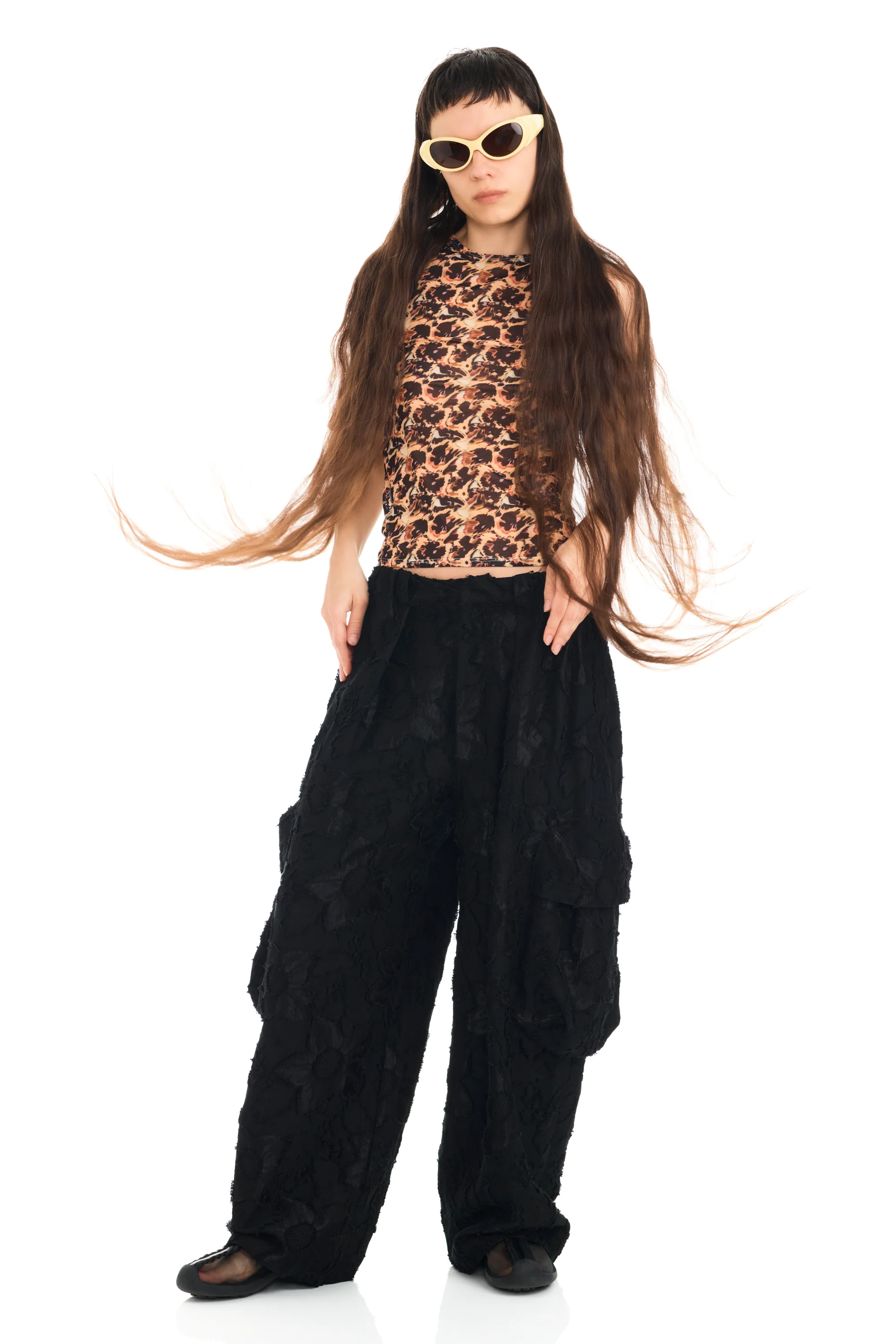 LEOPARD PEONY DACHI CARDIO TANK - Image 6
