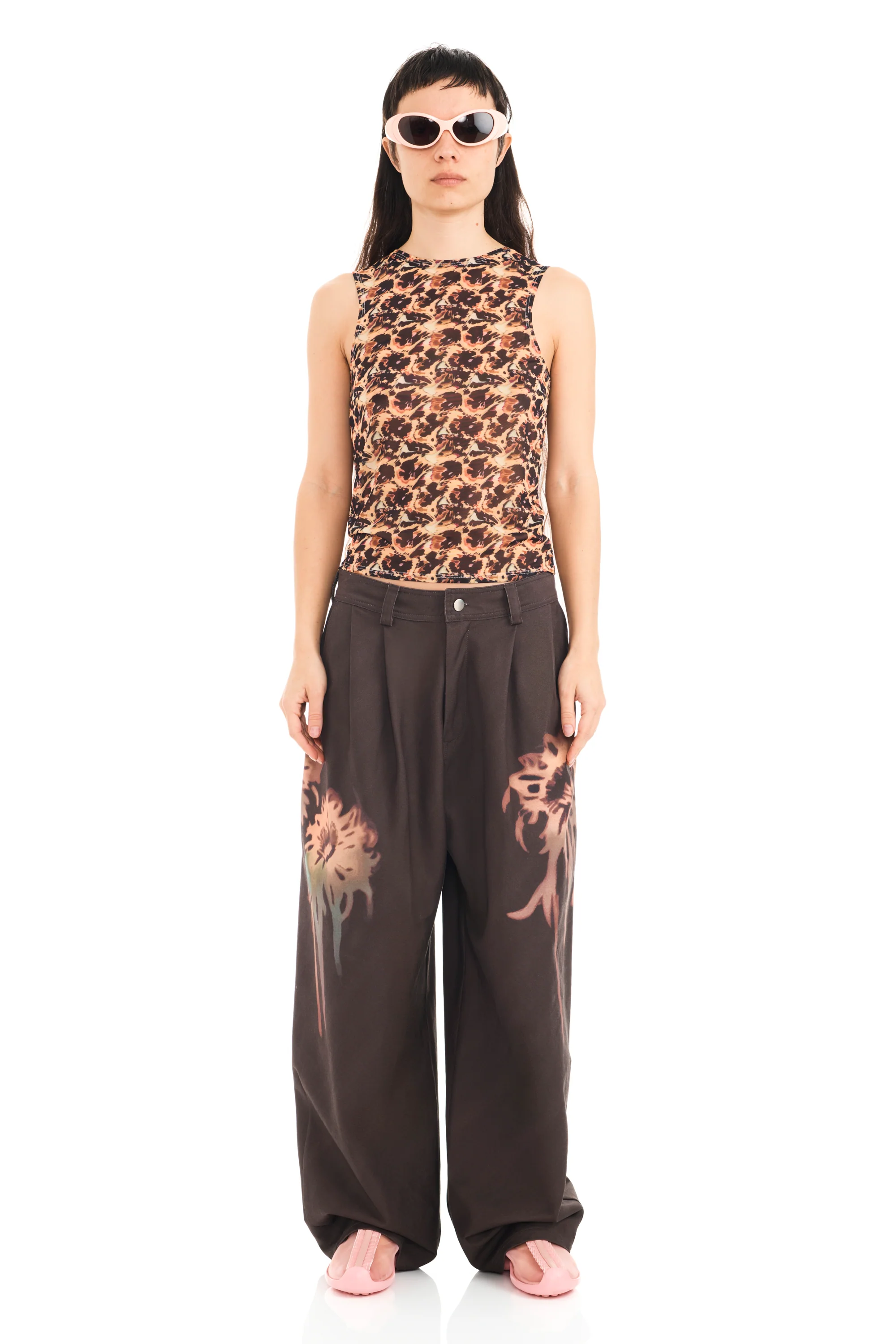 LEOPARD PEONY DACHI CARDIO TANK - Image 7