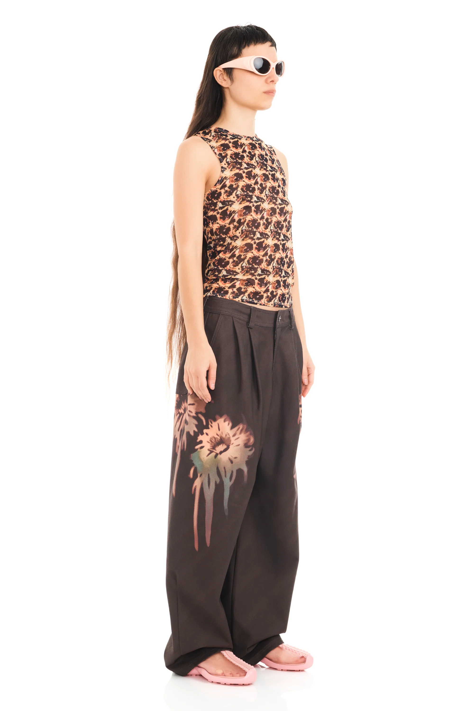 LEOPARD PEONY DACHI CARDIO TANK - Image 8
