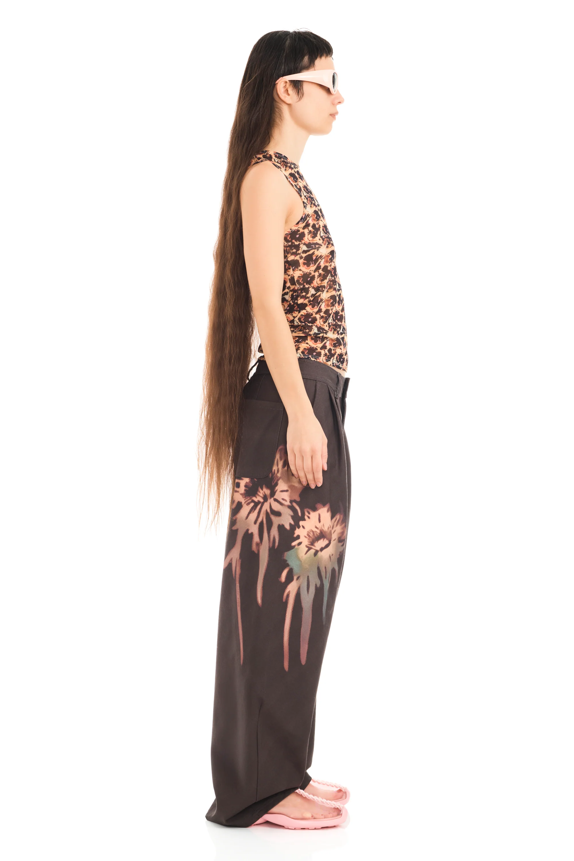 LEOPARD PEONY DACHI CARDIO TANK - Image 9