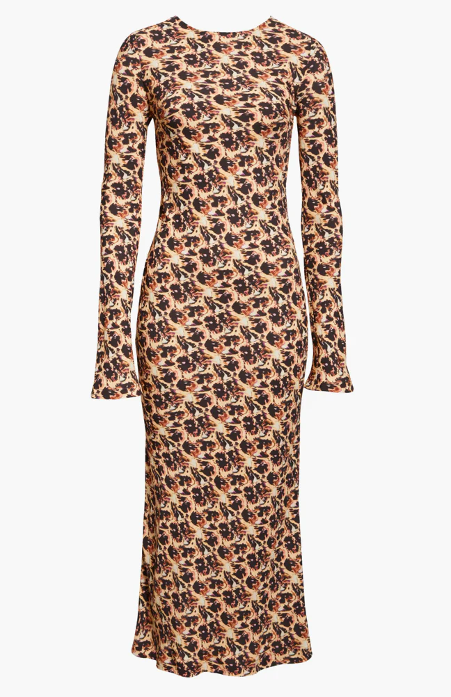 LEOPARD PEONY YURI DRESS - Image 3