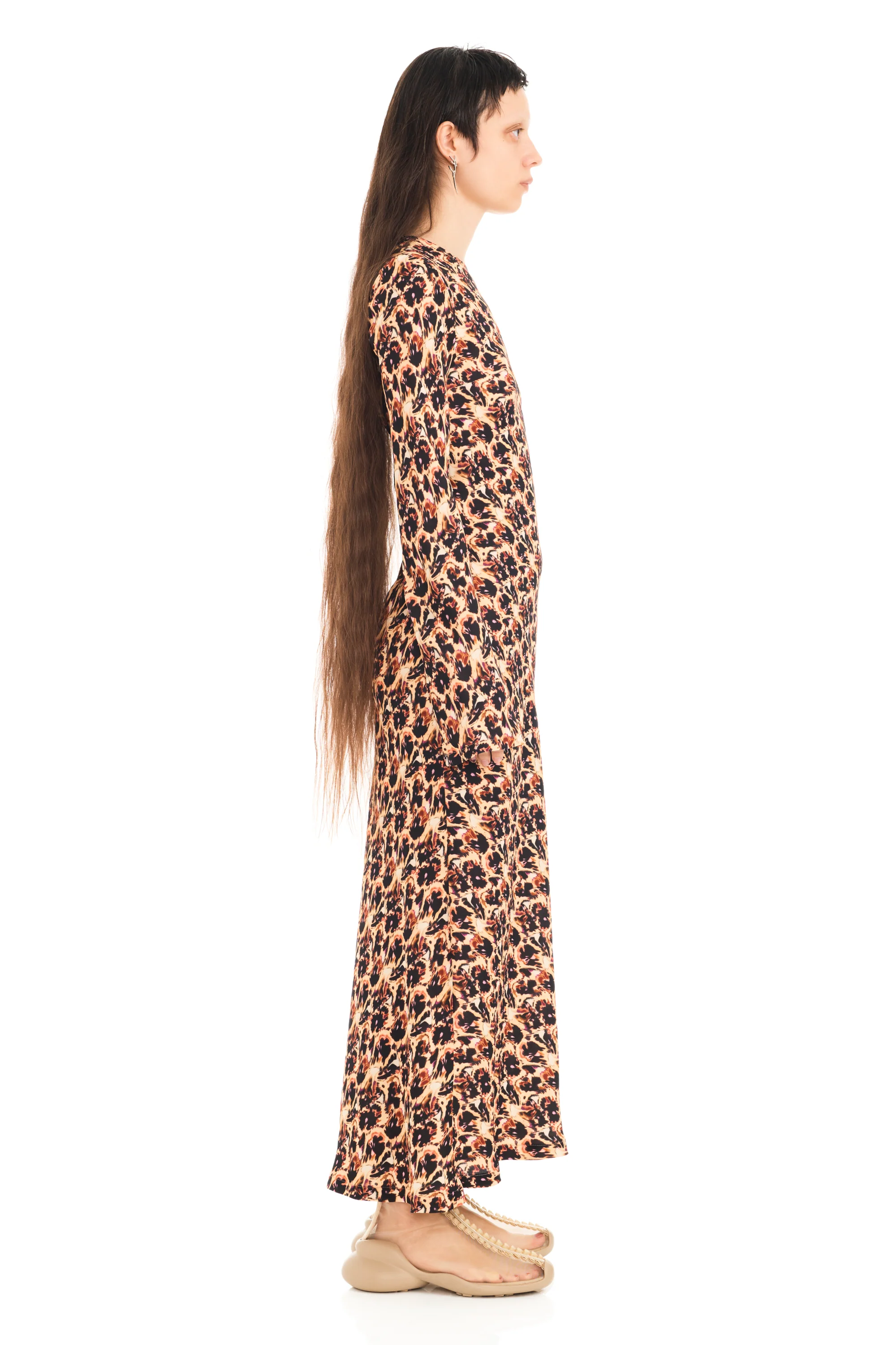 LEOPARD PEONY YURI DRESS - Image 5
