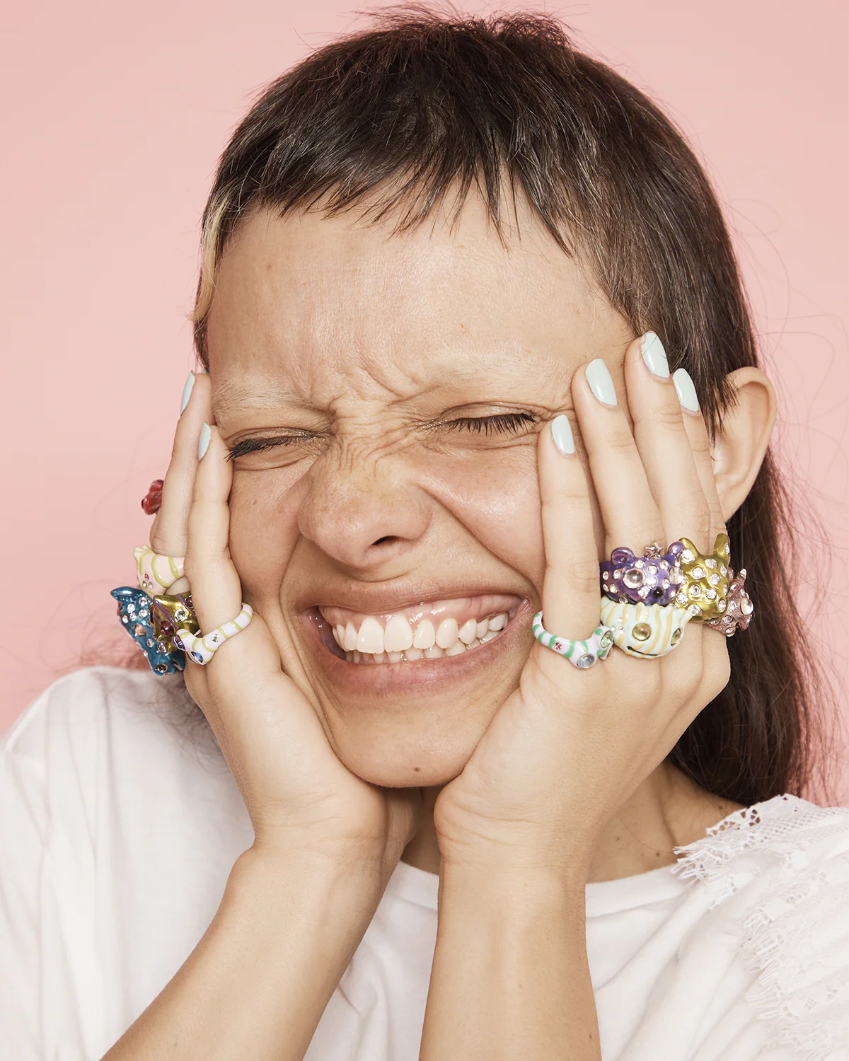 LILAC STRIPE FLORENCE RING - Image 5