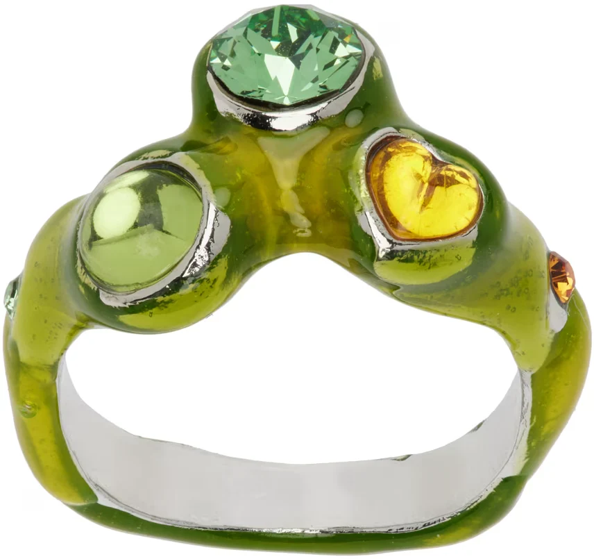 LIME MULTI FLORENCE RING - Image 3