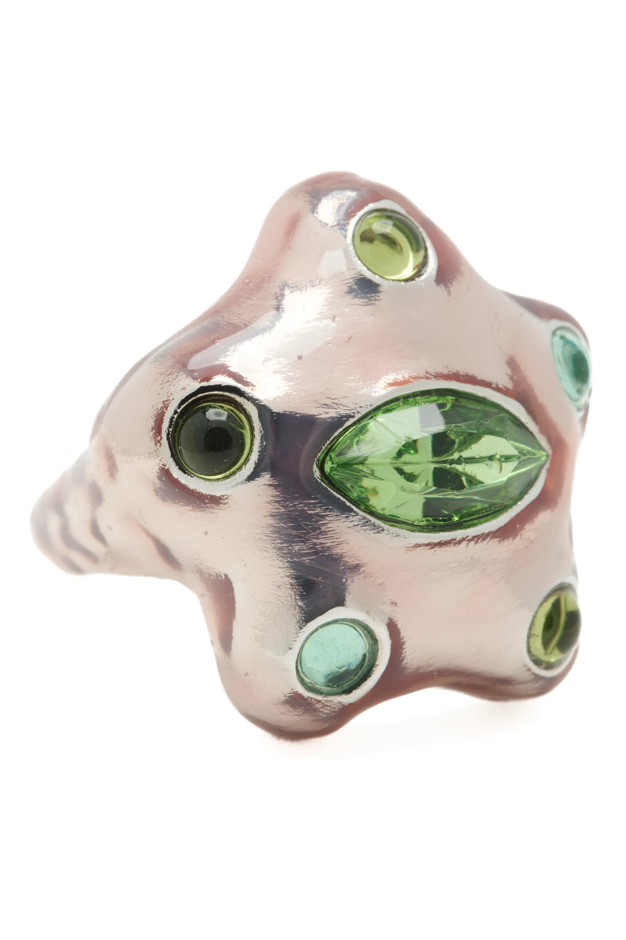 METALLIC PINK APPLE DEMI STARLETTE RING - Image 3