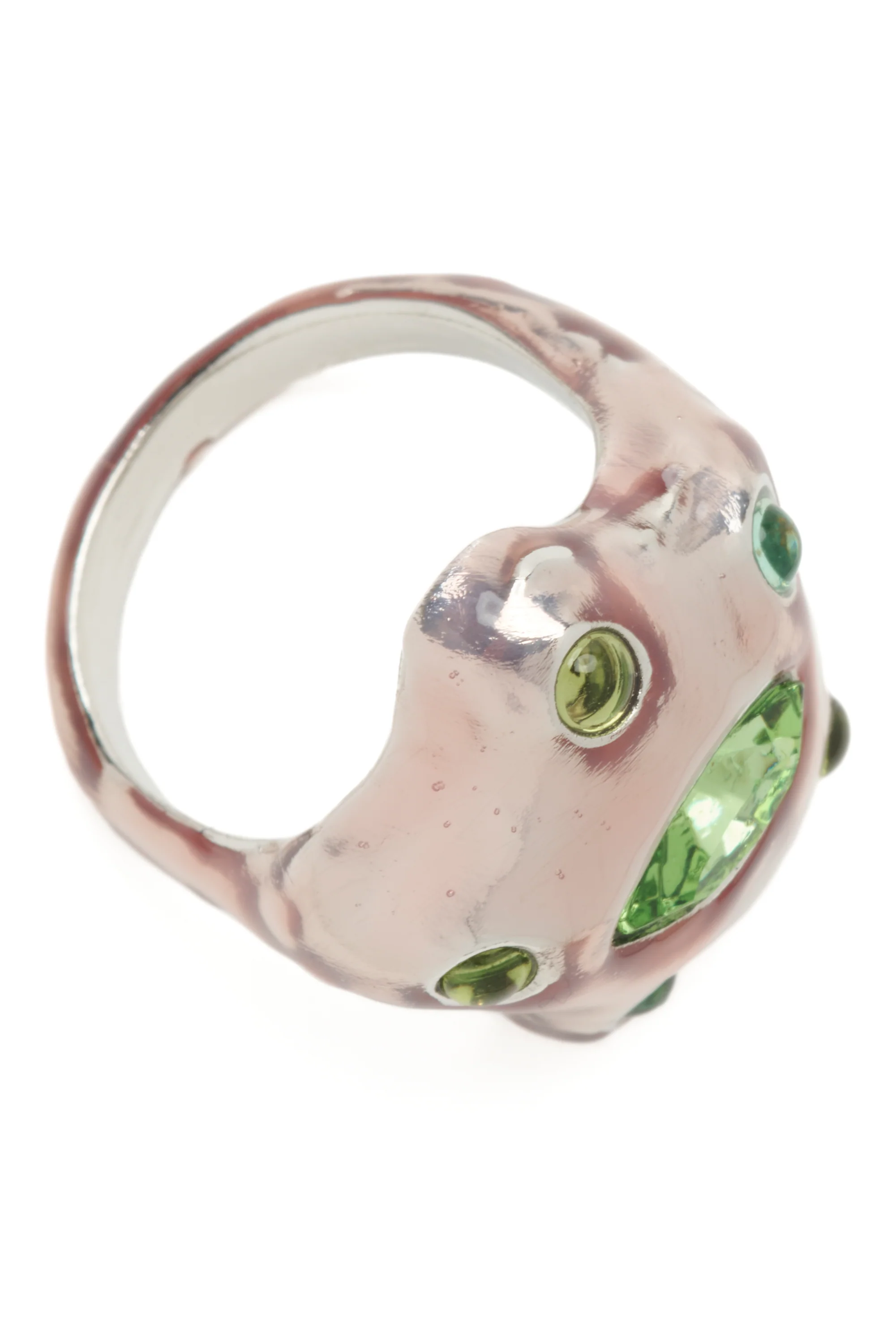 METALLIC PINK APPLE DEMI STARLETTE RING - Image 4