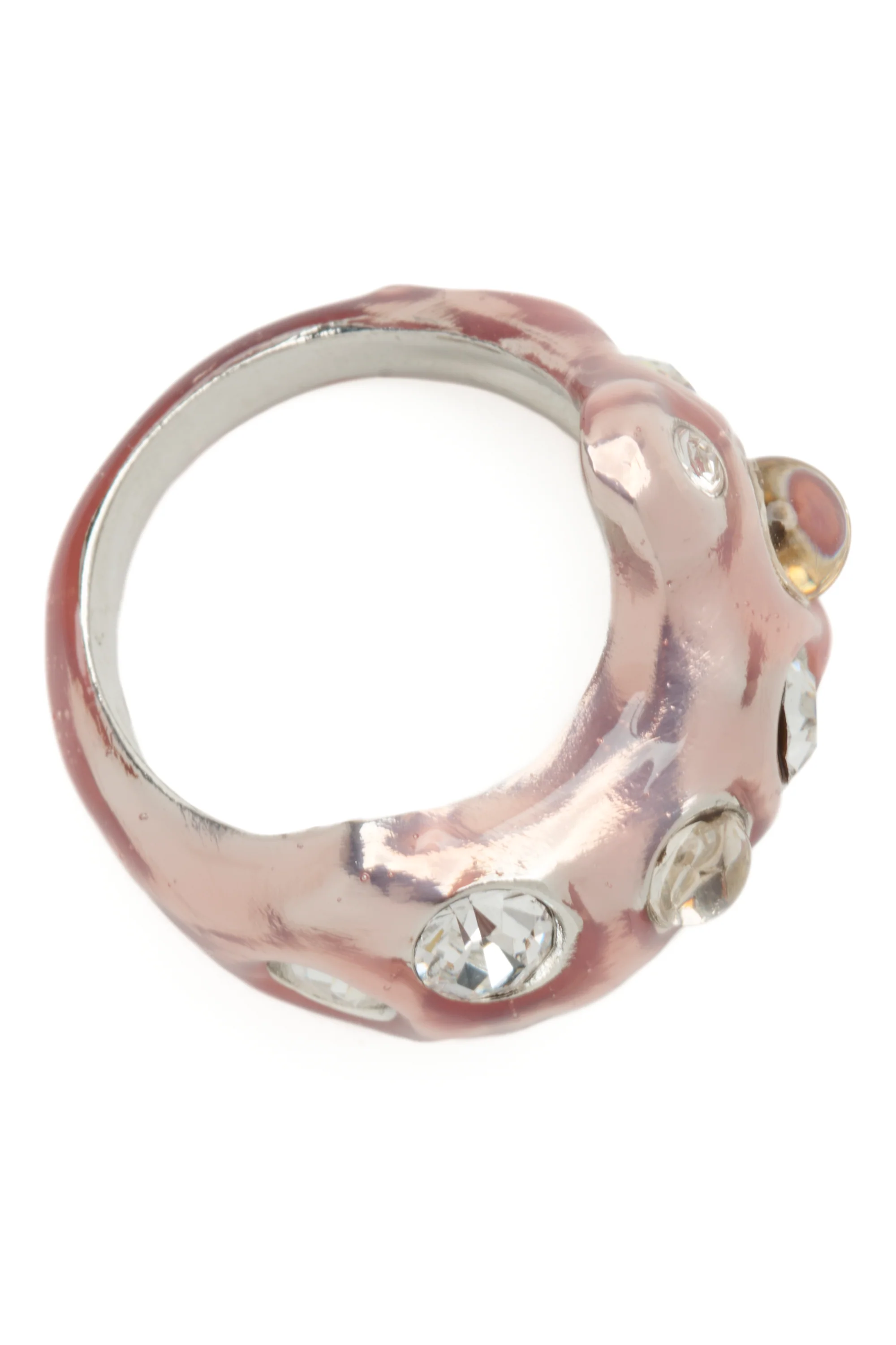 METALLIC PINK BAT RING - Image 3