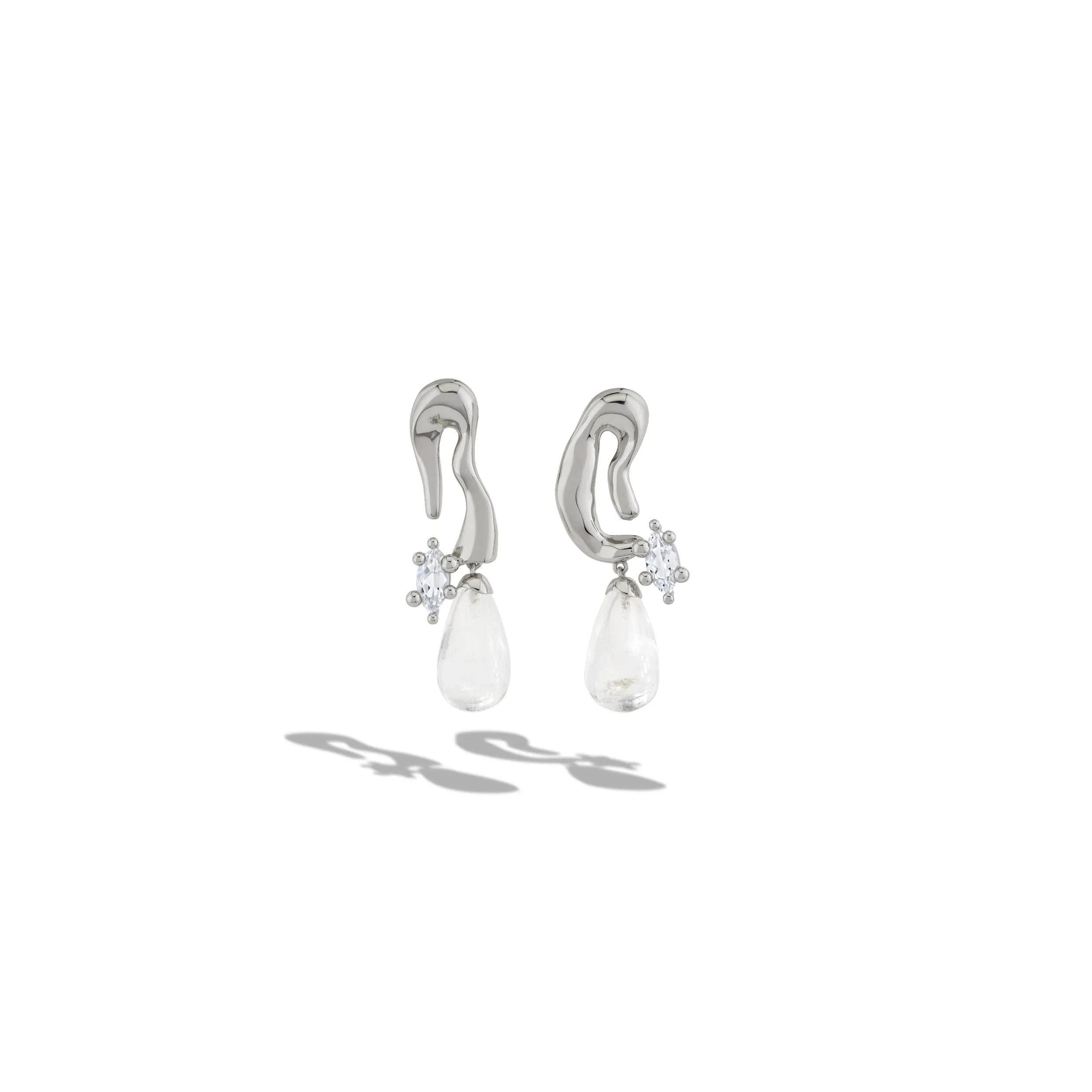 Mini Petal Drop Earrings - Image 5
