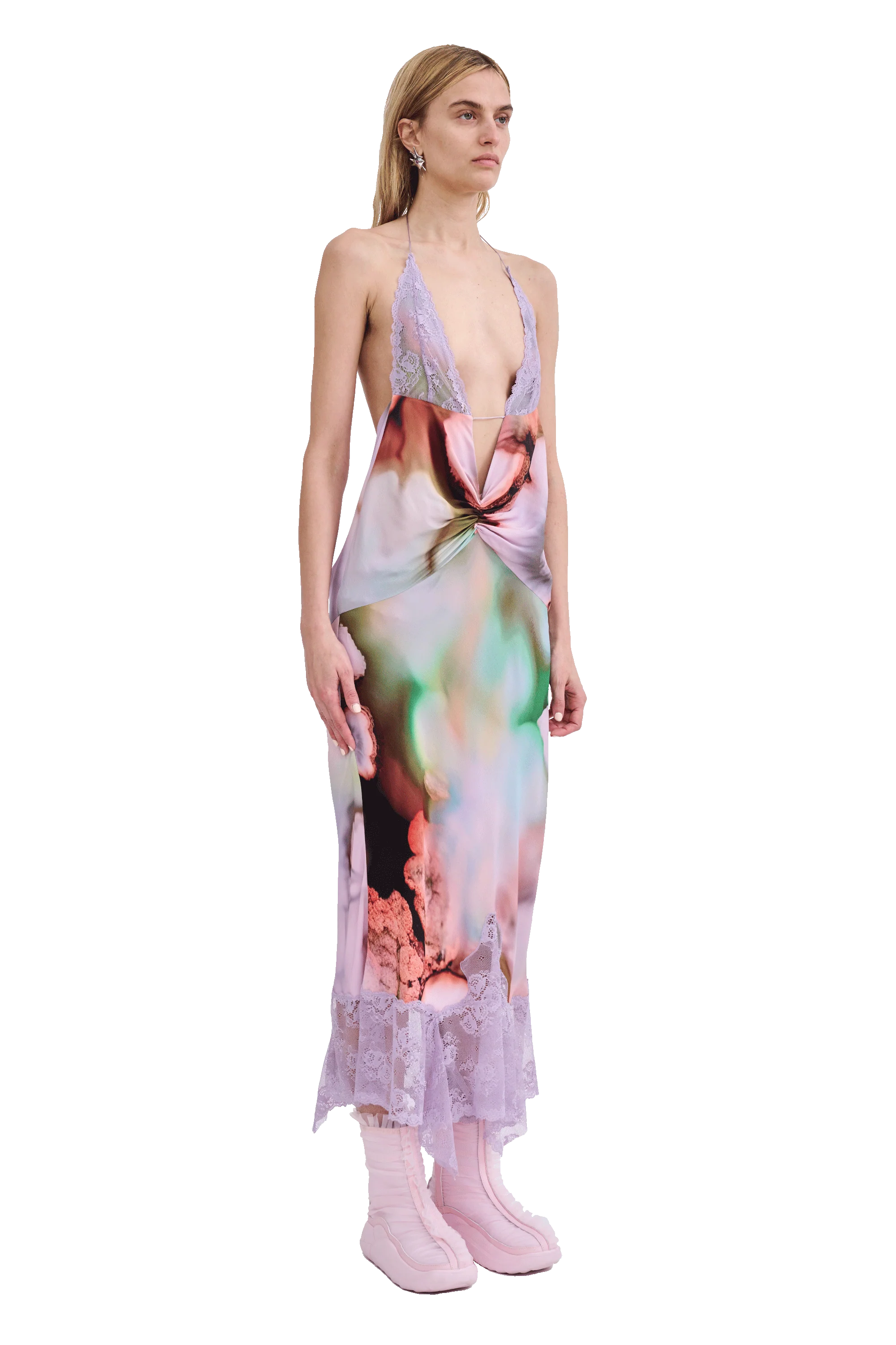 MOLD COURT SLIP DRESS - Image 3