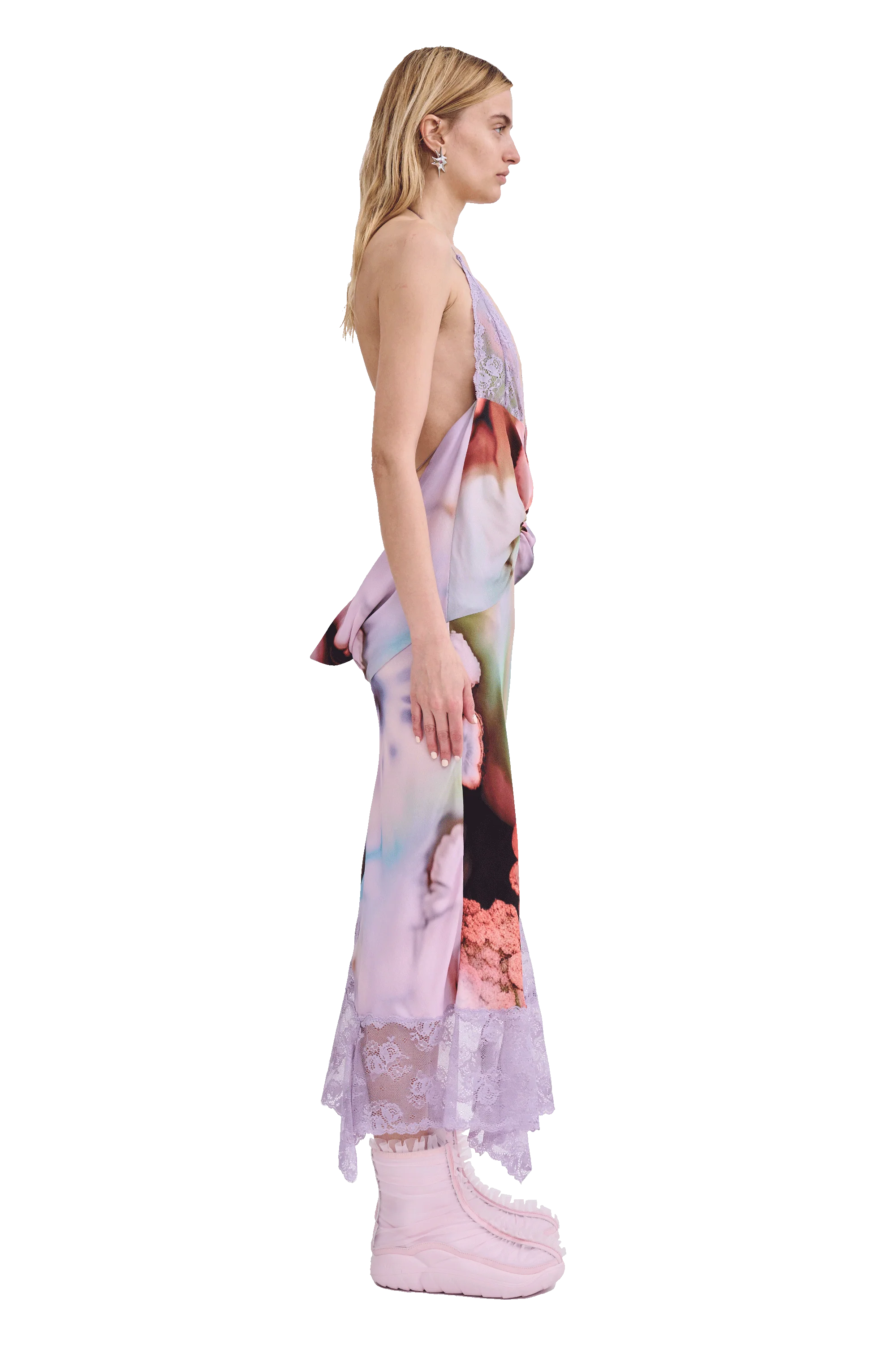 MOLD COURT SLIP DRESS - Image 4