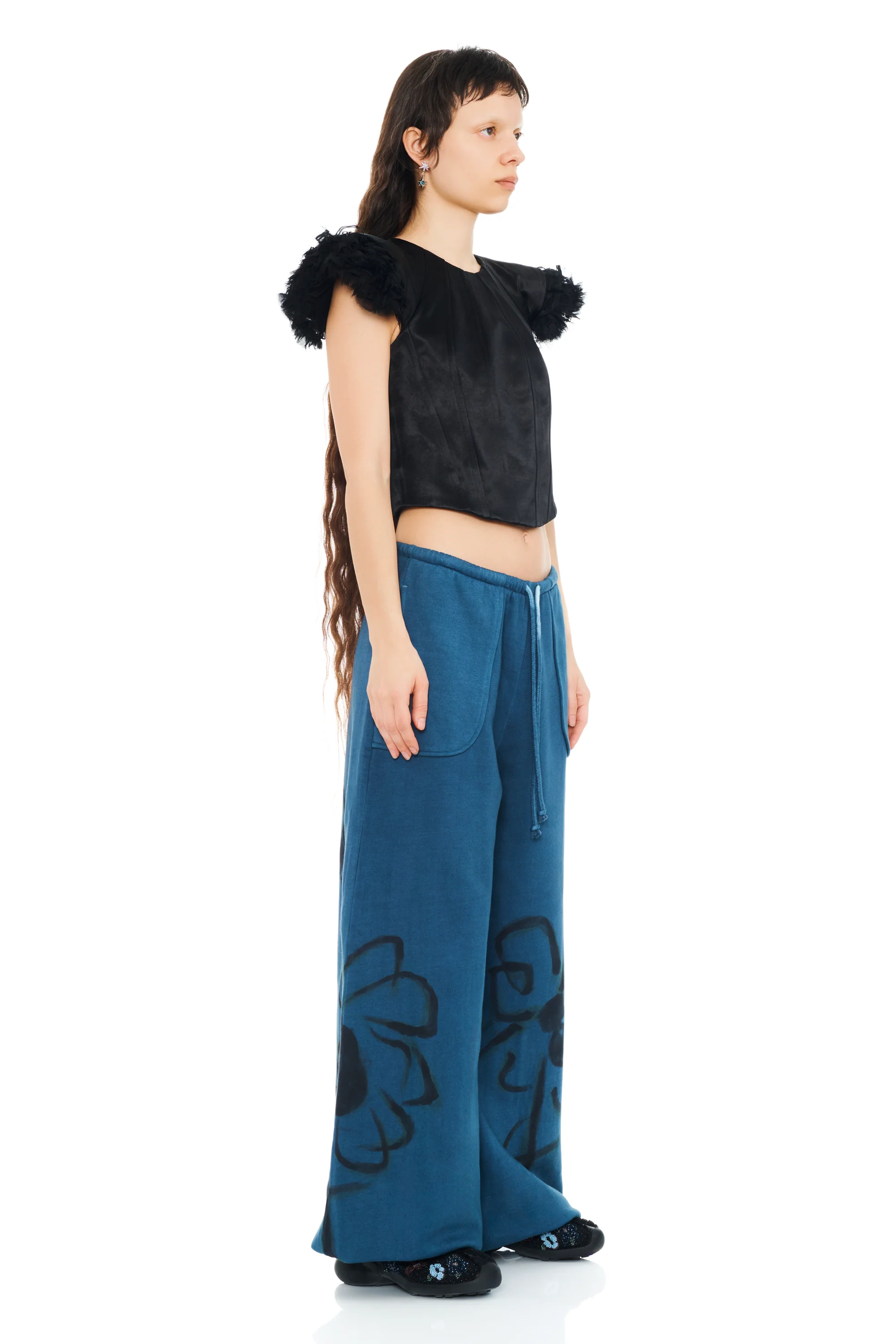NAVY BUG BALLOON SWEATPANT - Image 3