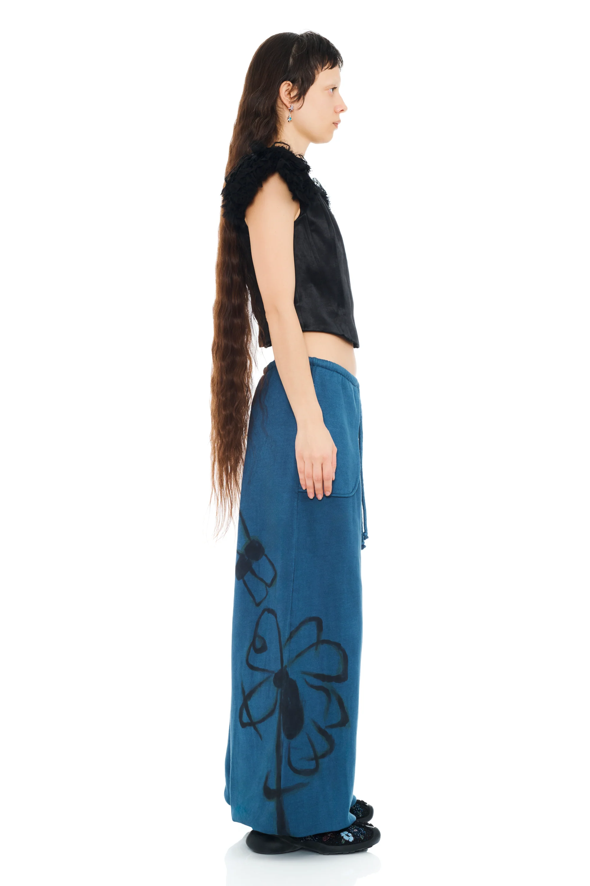 NAVY BUG BALLOON SWEATPANT - Image 4