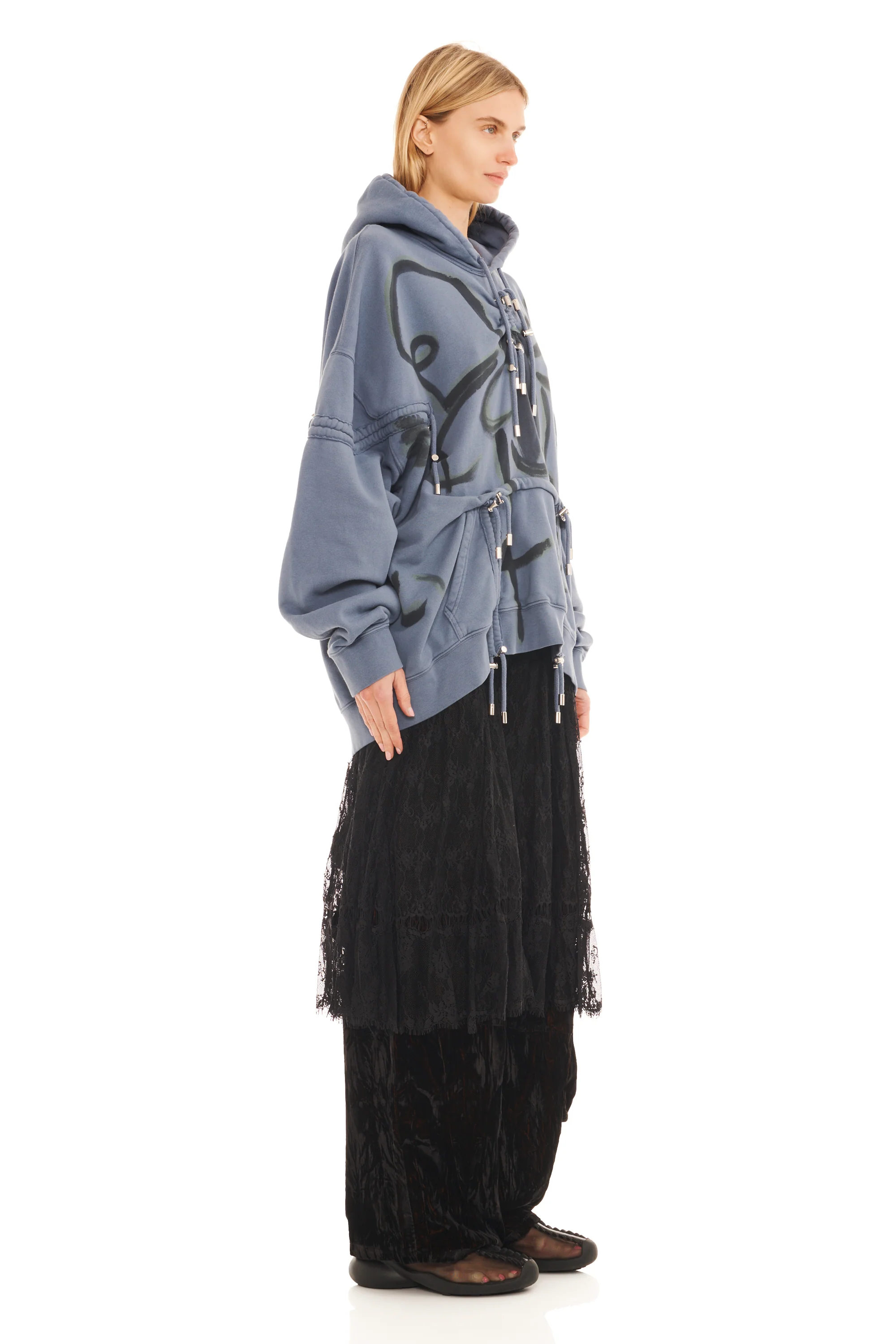 NAVY BUG BURST HOODIE - Image 7