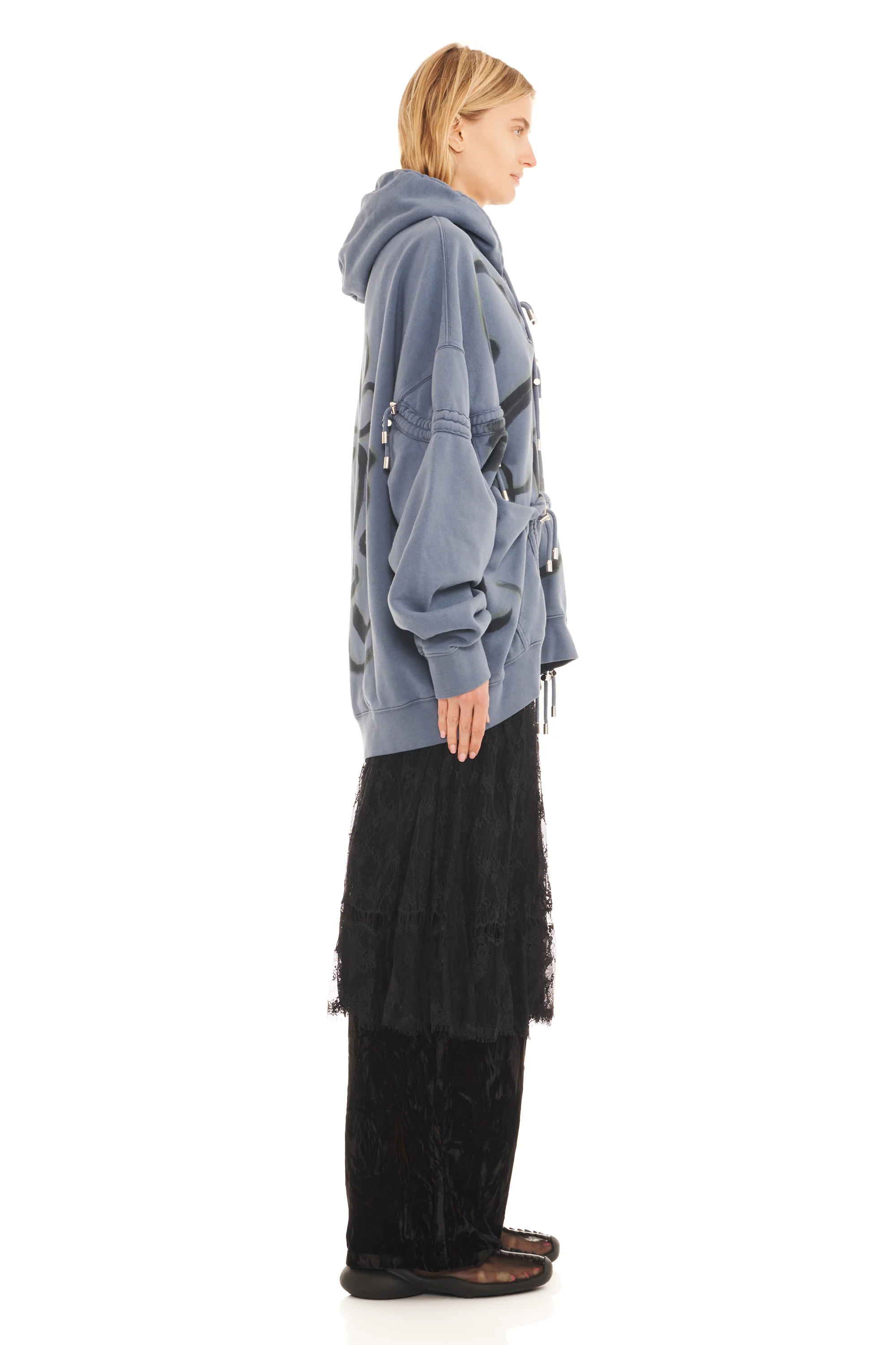 NAVY BUG BURST HOODIE - Image 8