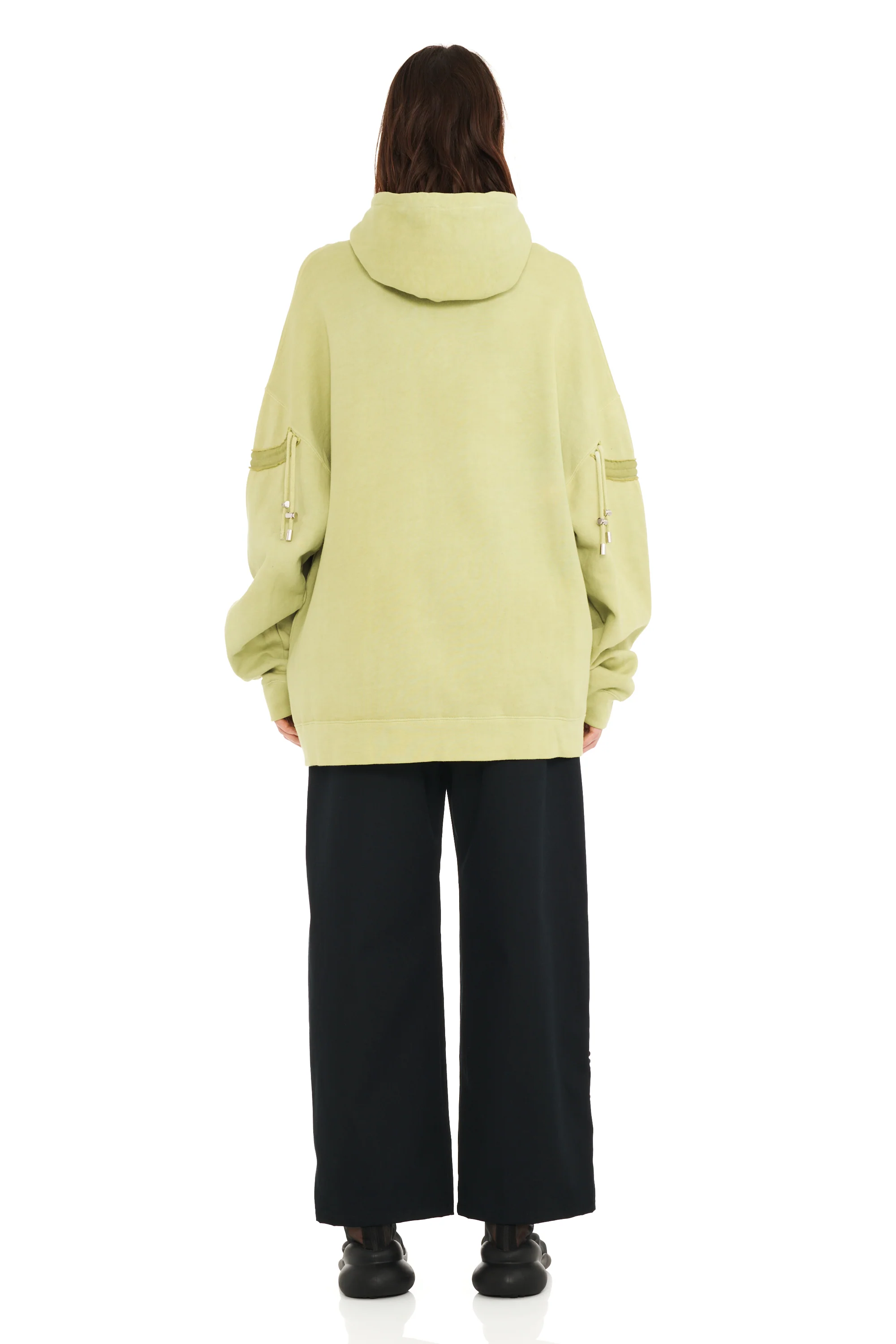 OLIVE FLAMES STAR HOODIE - Image 5