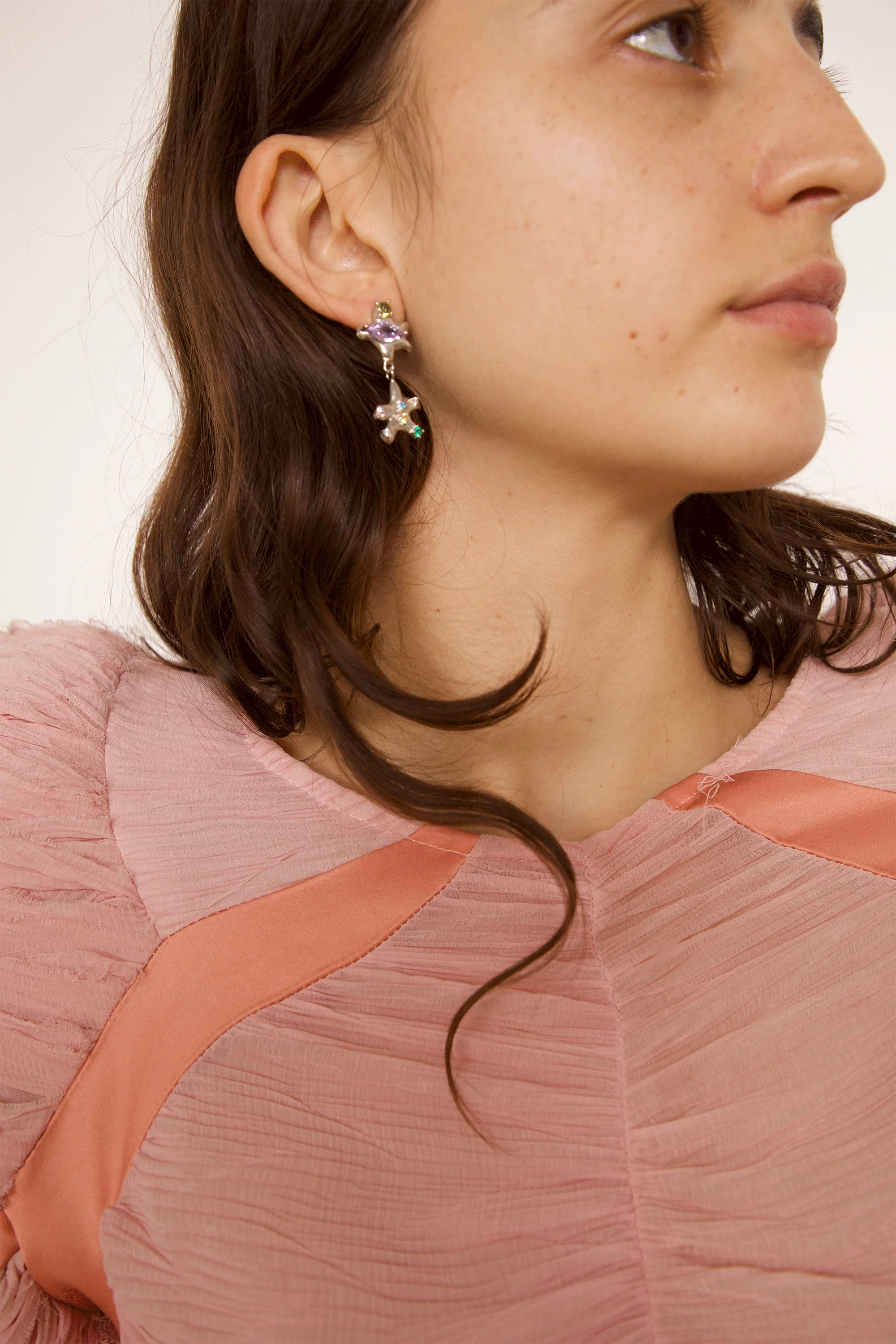 PARTY MIX STAR DANGLE EARRINGS - Image 2