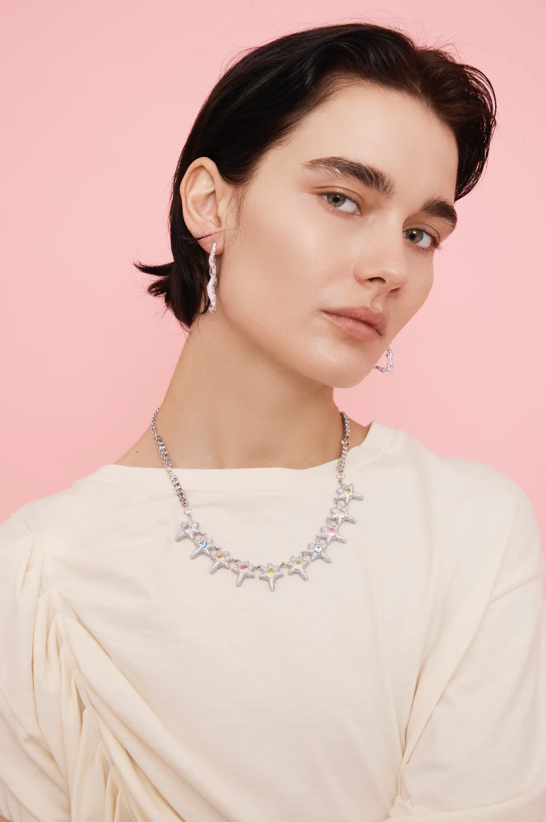 PASTEL CORAL NECKLACE - Image 3