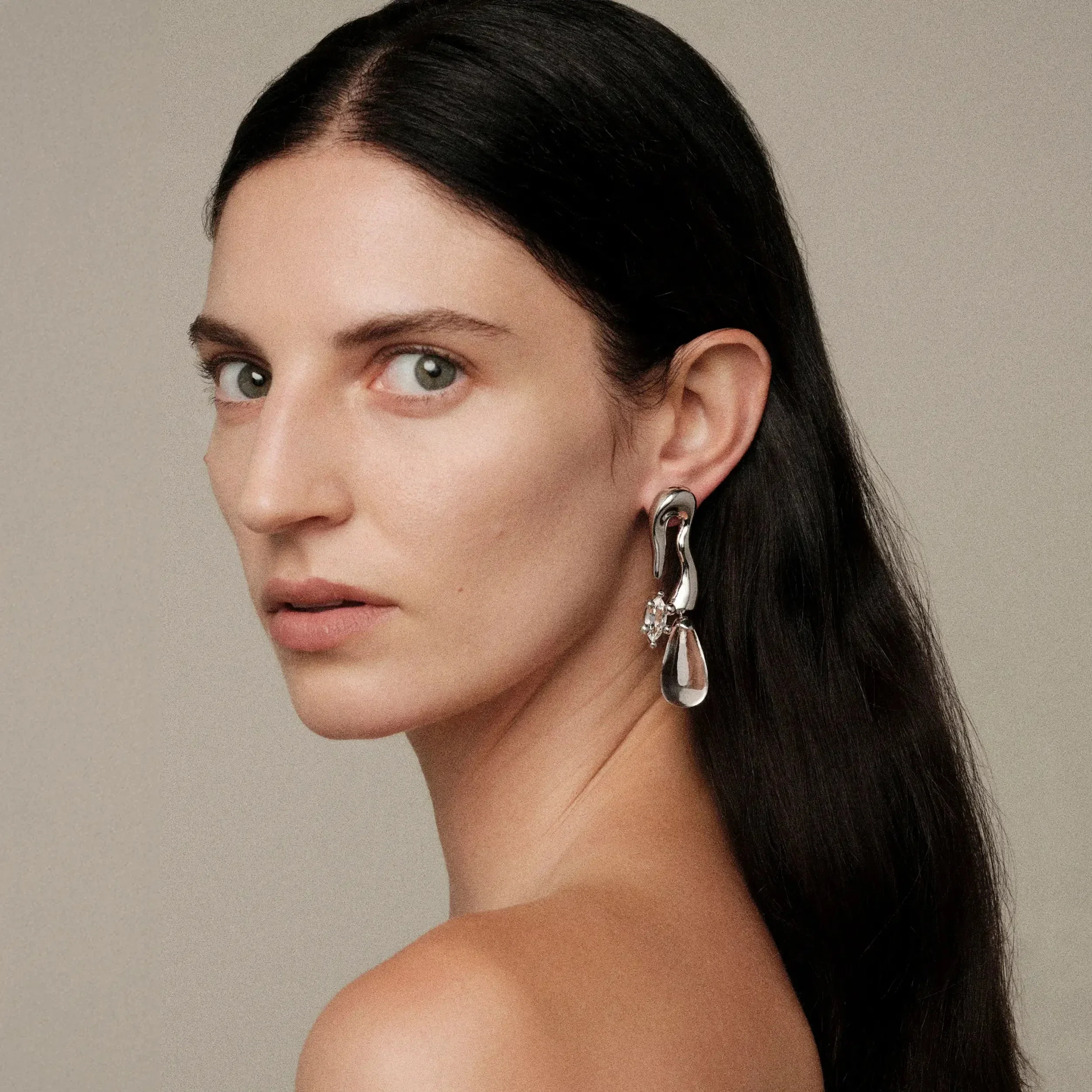 Petal Drop Earrings - Image 3
