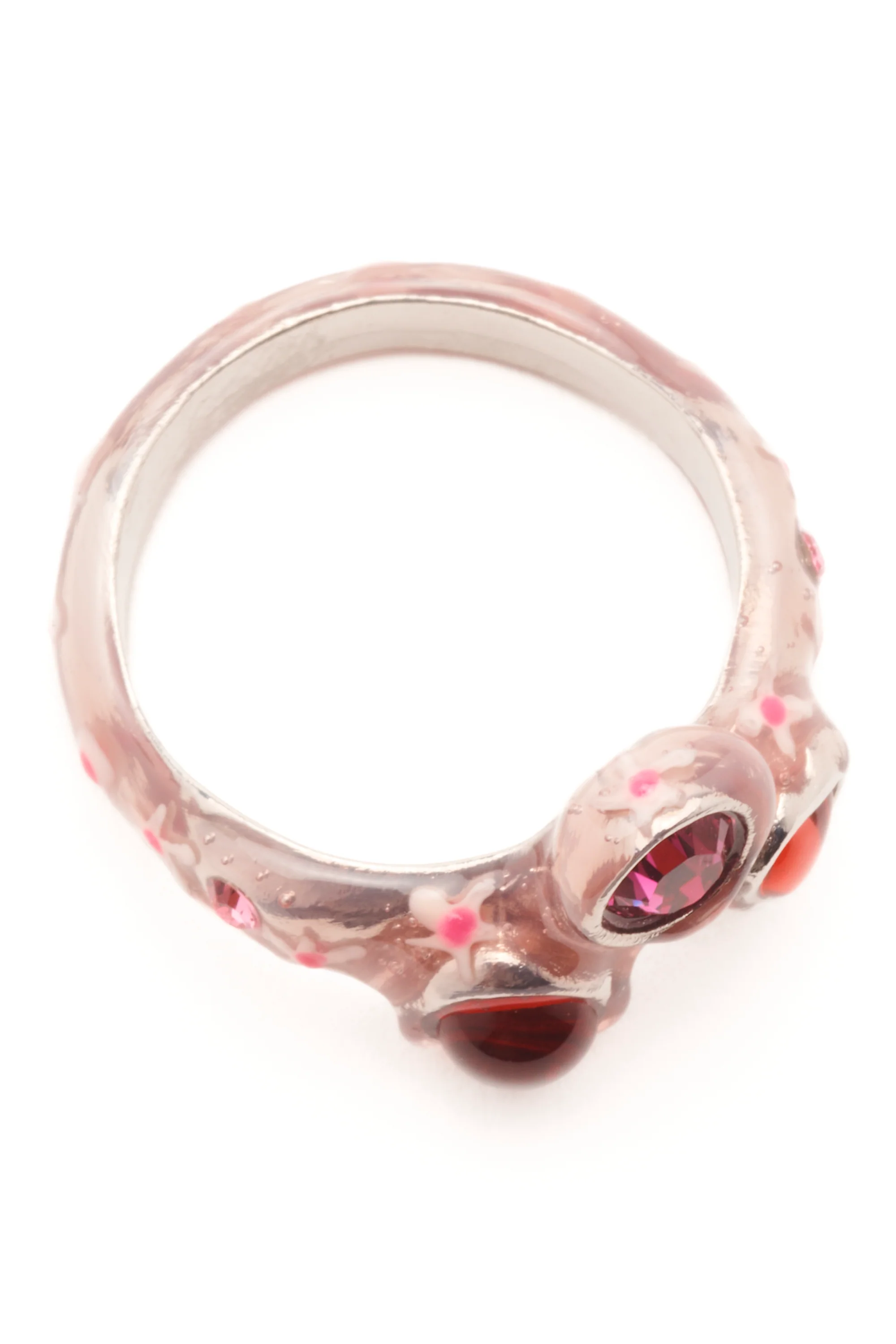 PINK FLOWERS FLORENCE RING - Image 3
