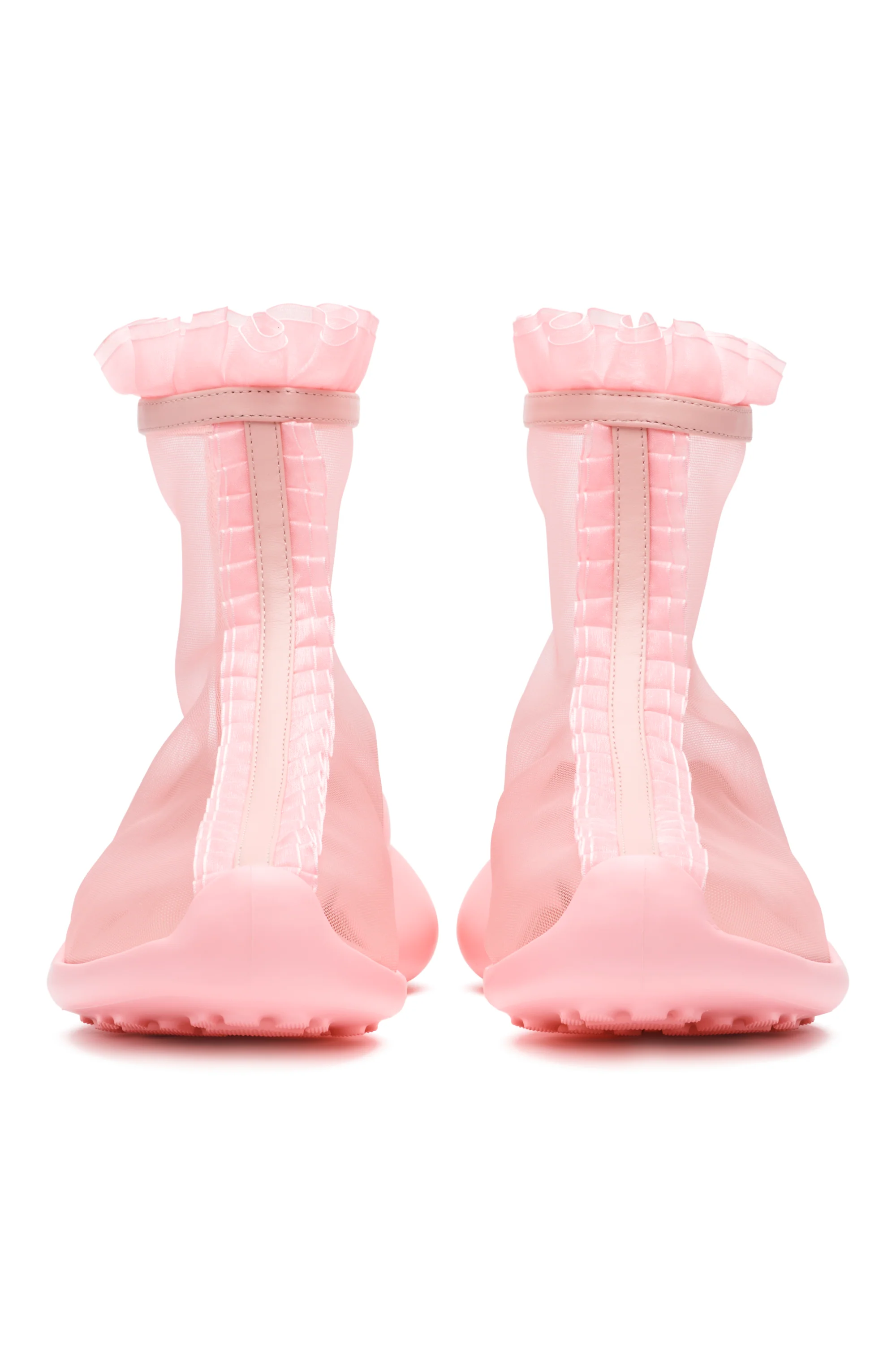 PINK MESH RUFL BOOTS - Image 4