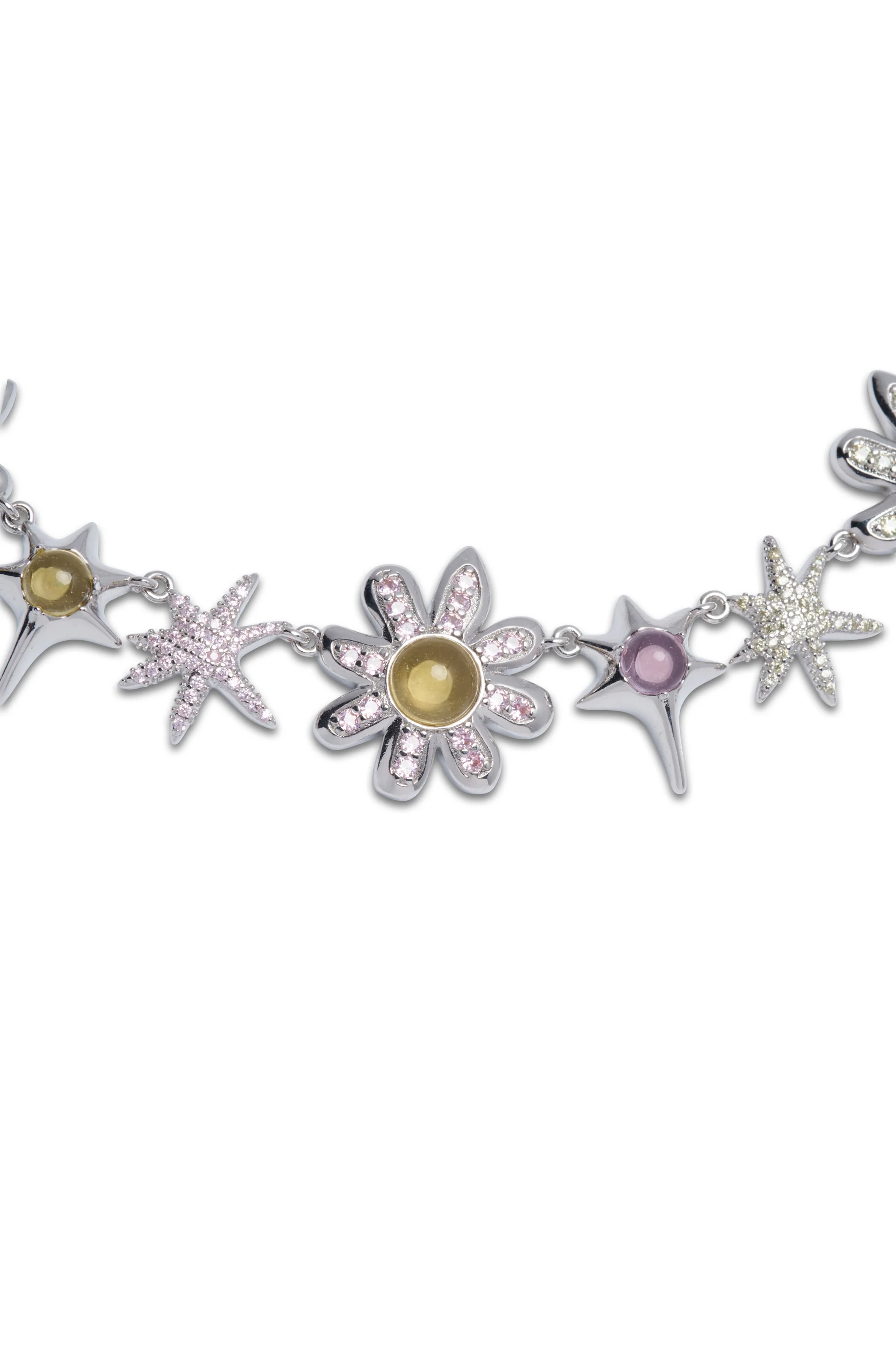 PINK OLIVINE MEADOW NECKLACE - Image 3