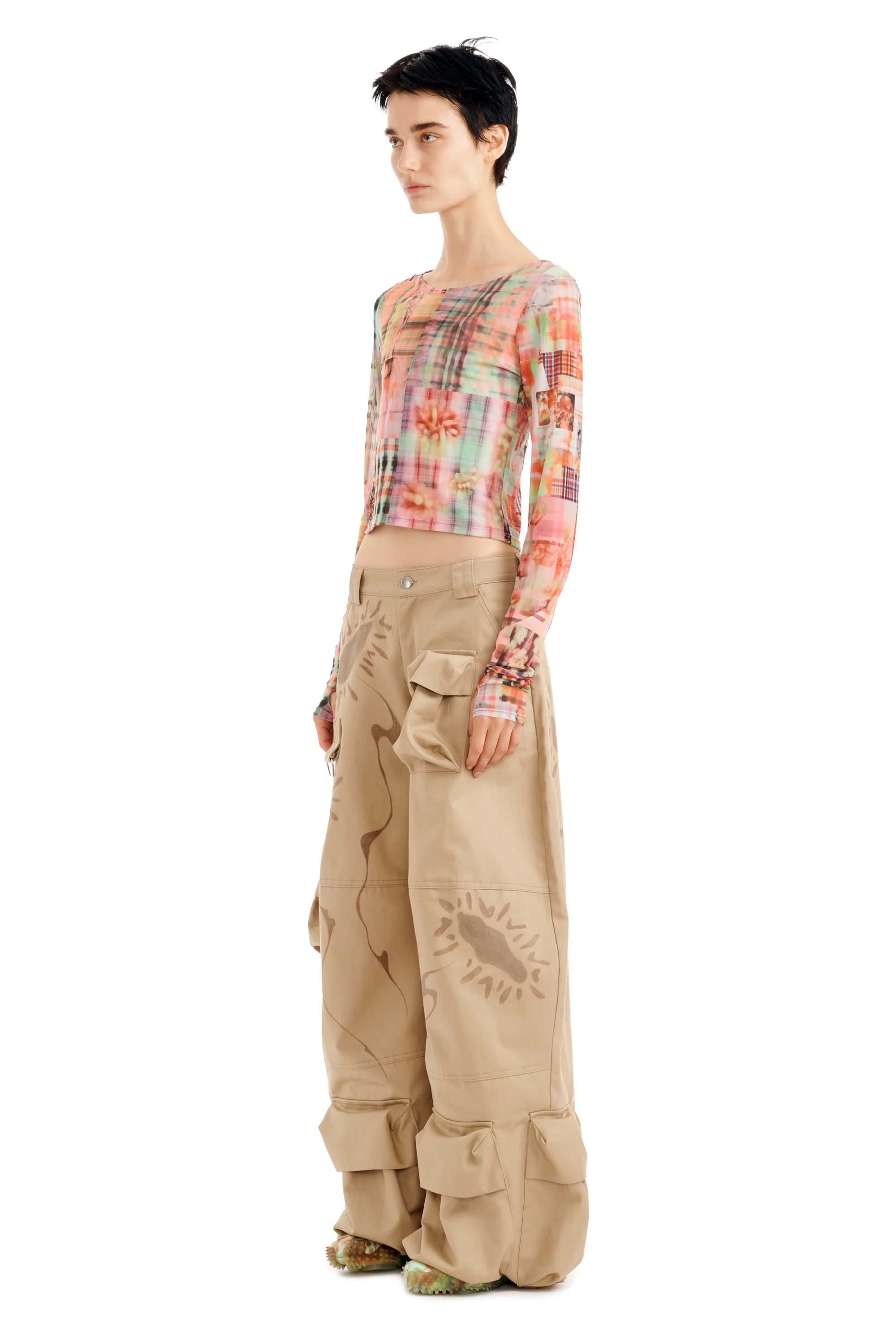 SAND DAISY GARDEN CARGO PANT - Image 3