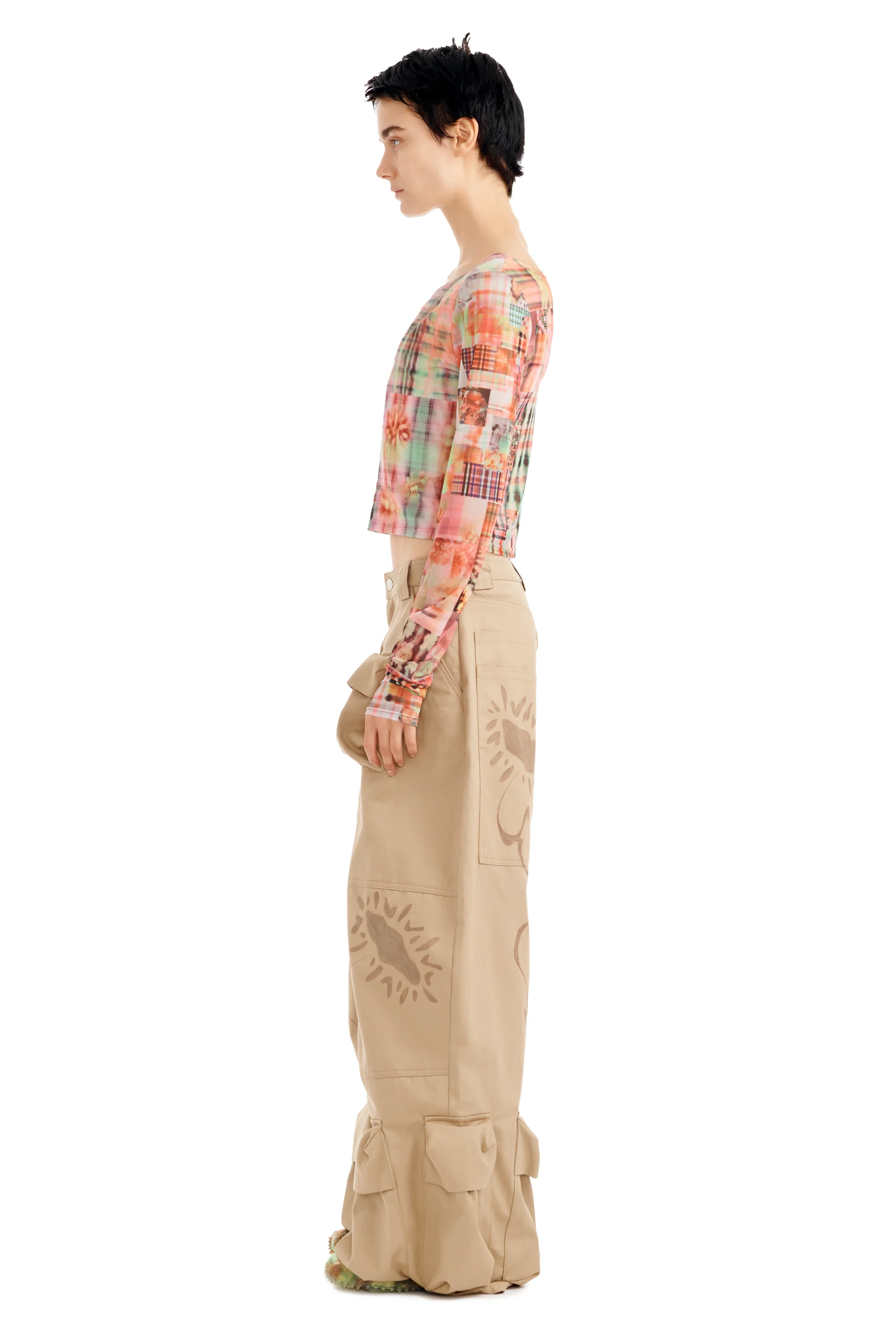 SAND DAISY GARDEN CARGO PANT - Image 4