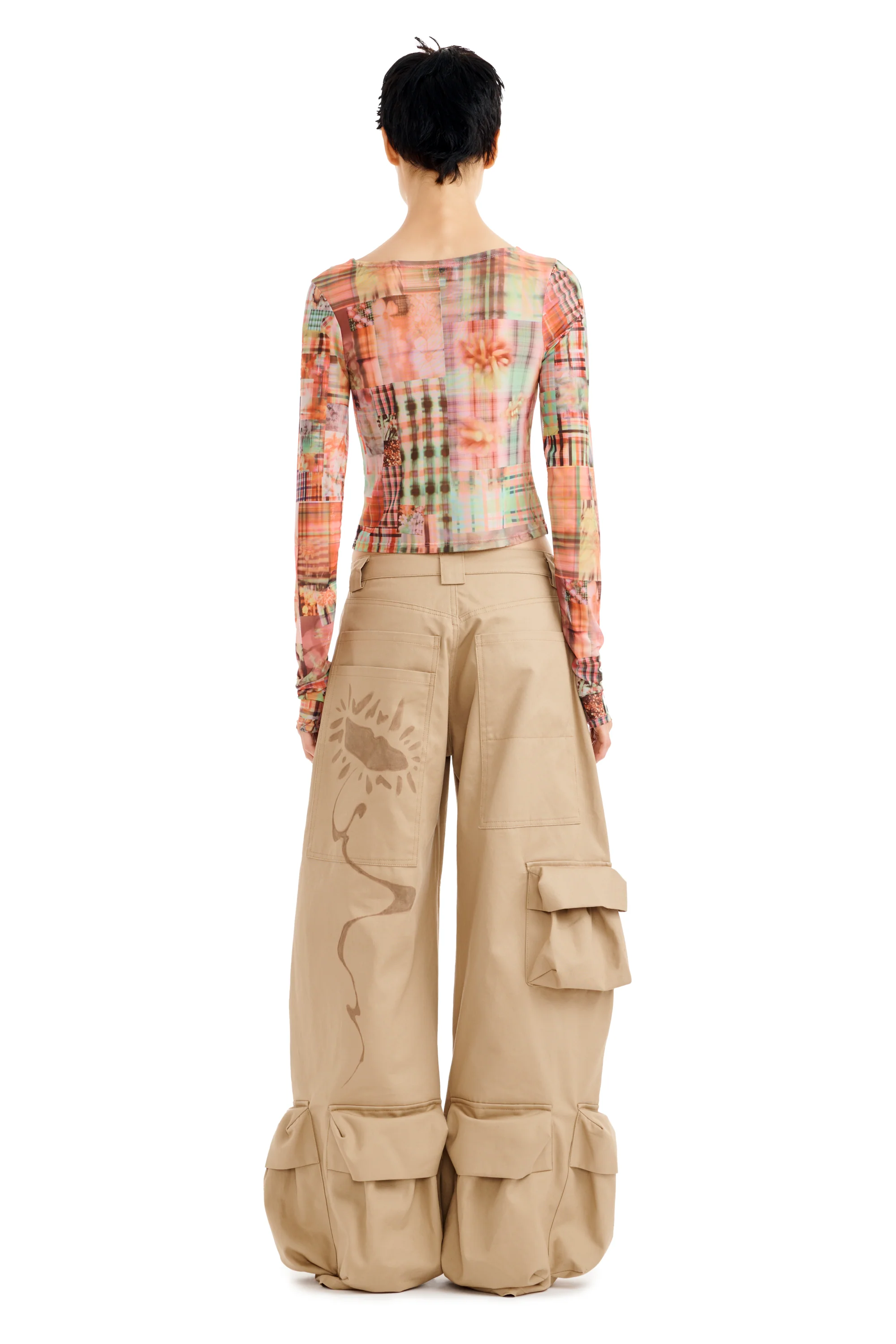 SAND DAISY GARDEN CARGO PANT - Image 5