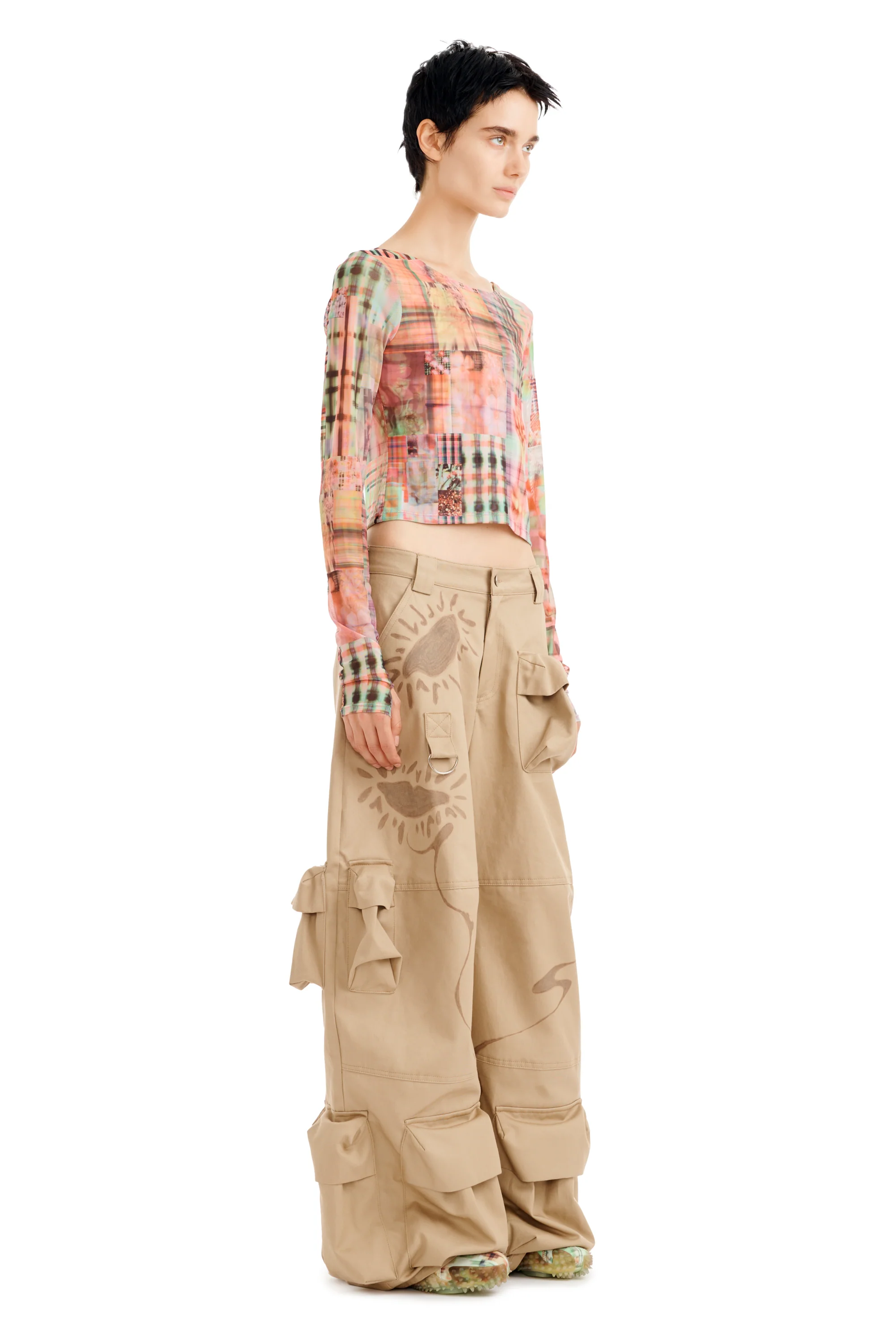 SAND DAISY GARDEN CARGO PANT - Image 7