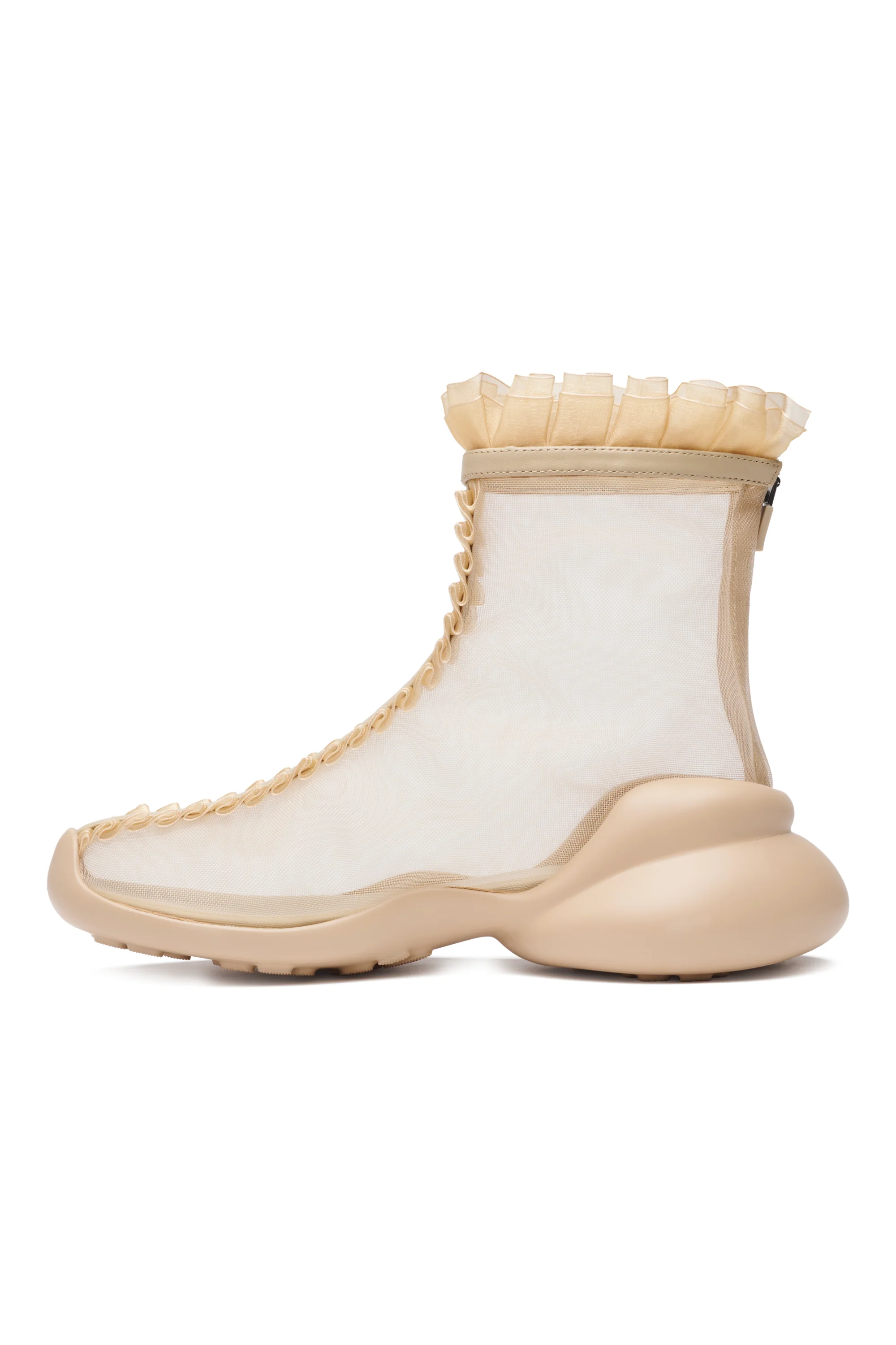 NUDE MESH RUFL BOOTS - Image 6