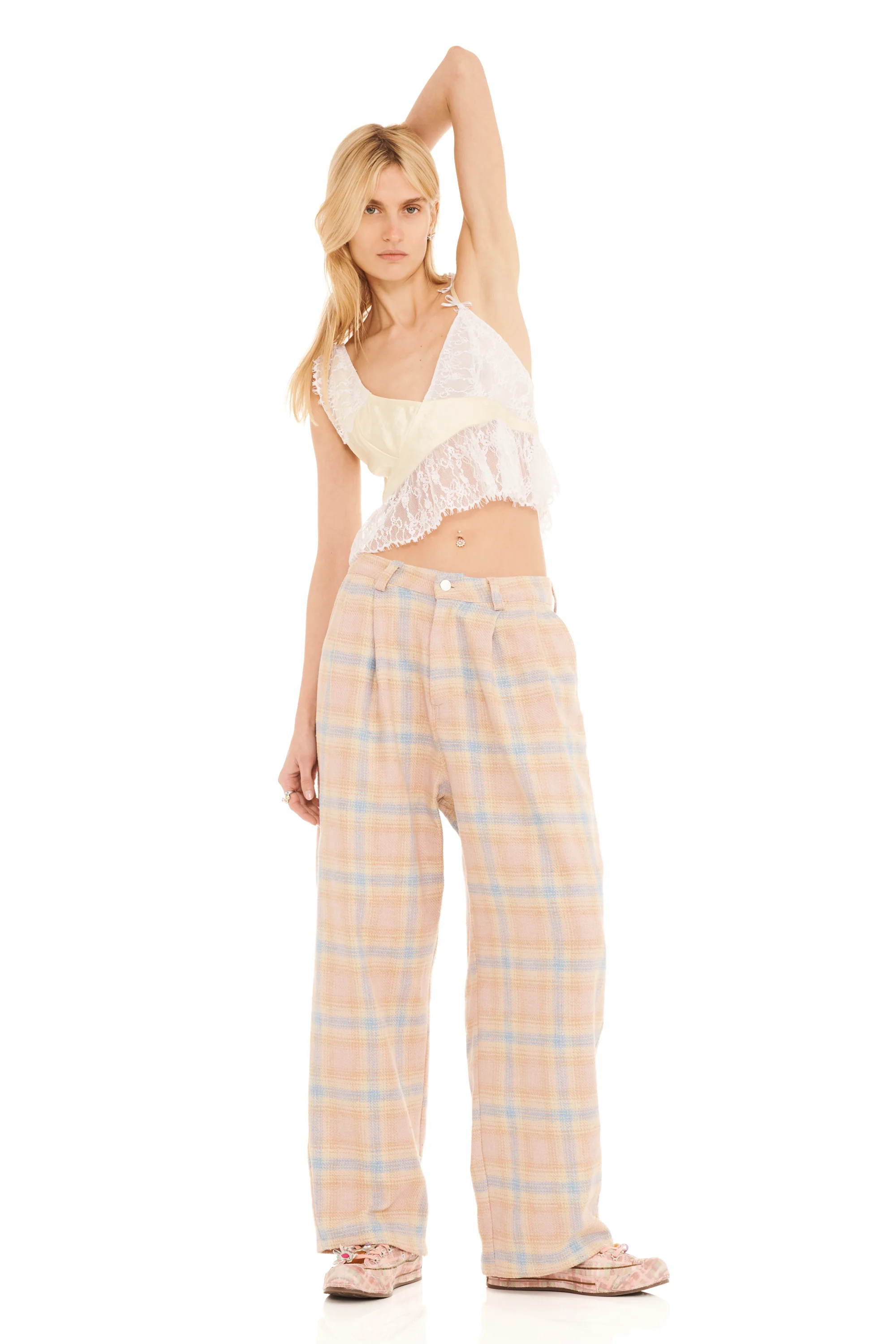 SEASIDE PLAID CATCHFLY PANT - Image 2