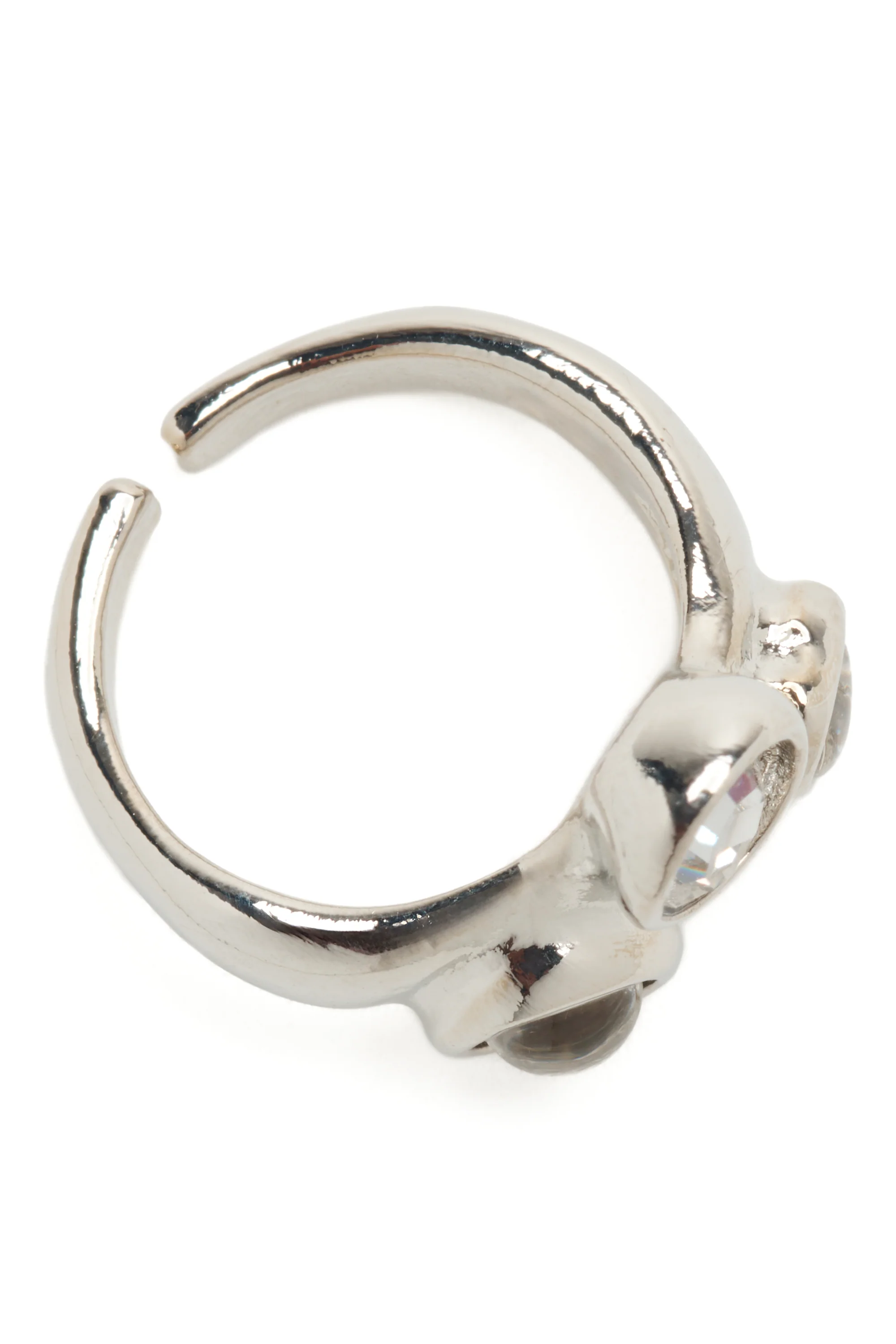 SILVER CLEAR FLORENCE TOE RING - Image 3