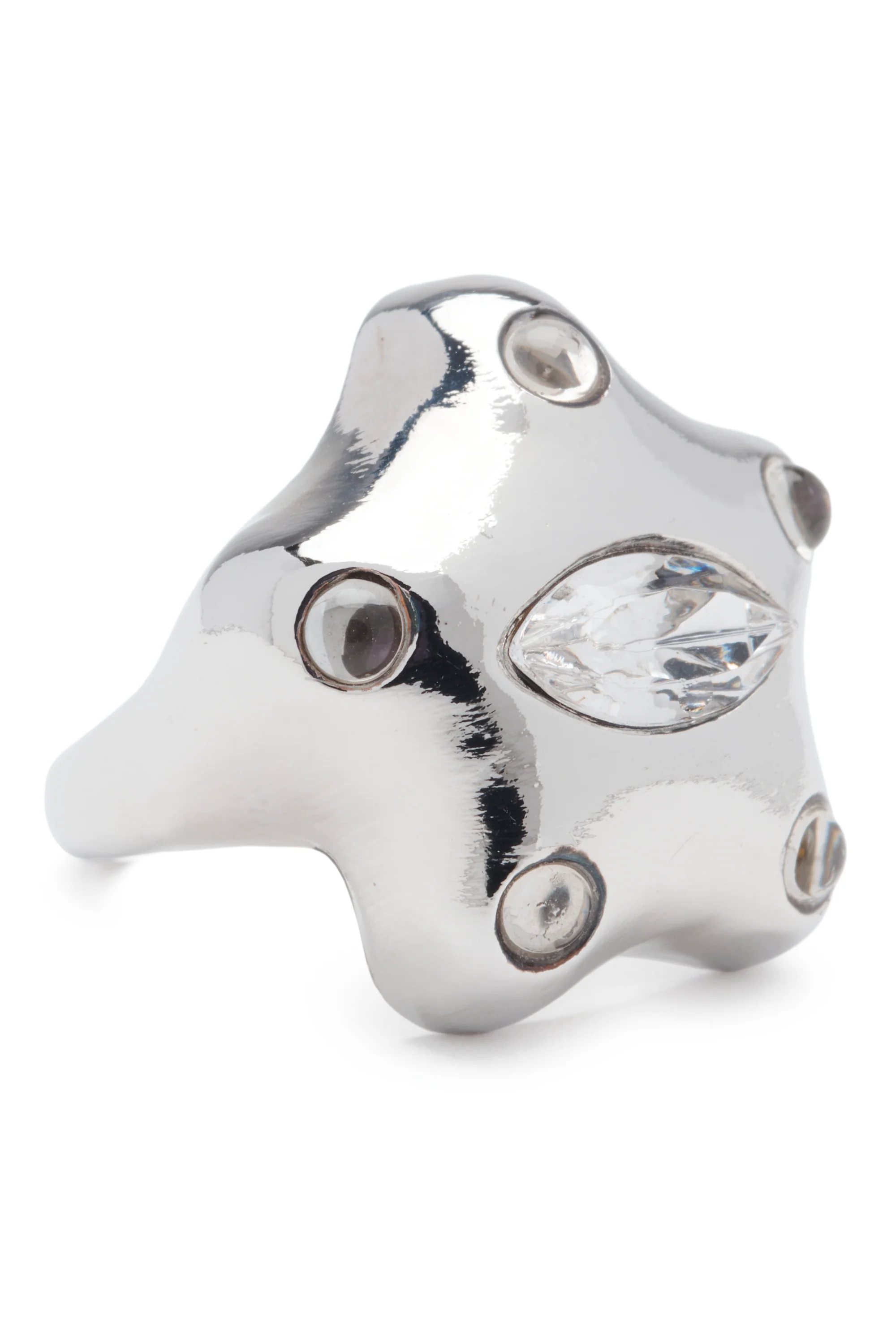 SILVER DEMI STARLETTE RING - Image 2