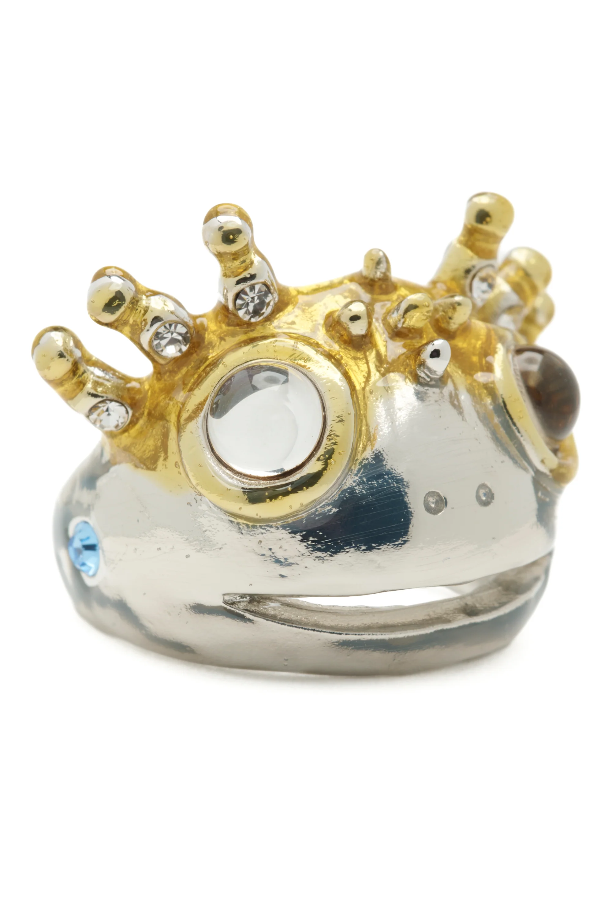 SILVER GOLD AXOLOTL RING - Image 2