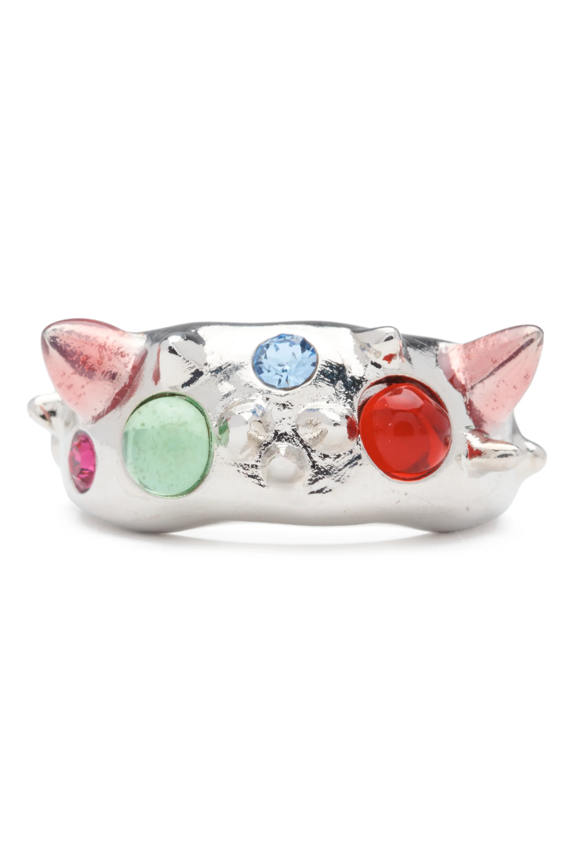 SILVER MULTI DEMI ALIEN RING