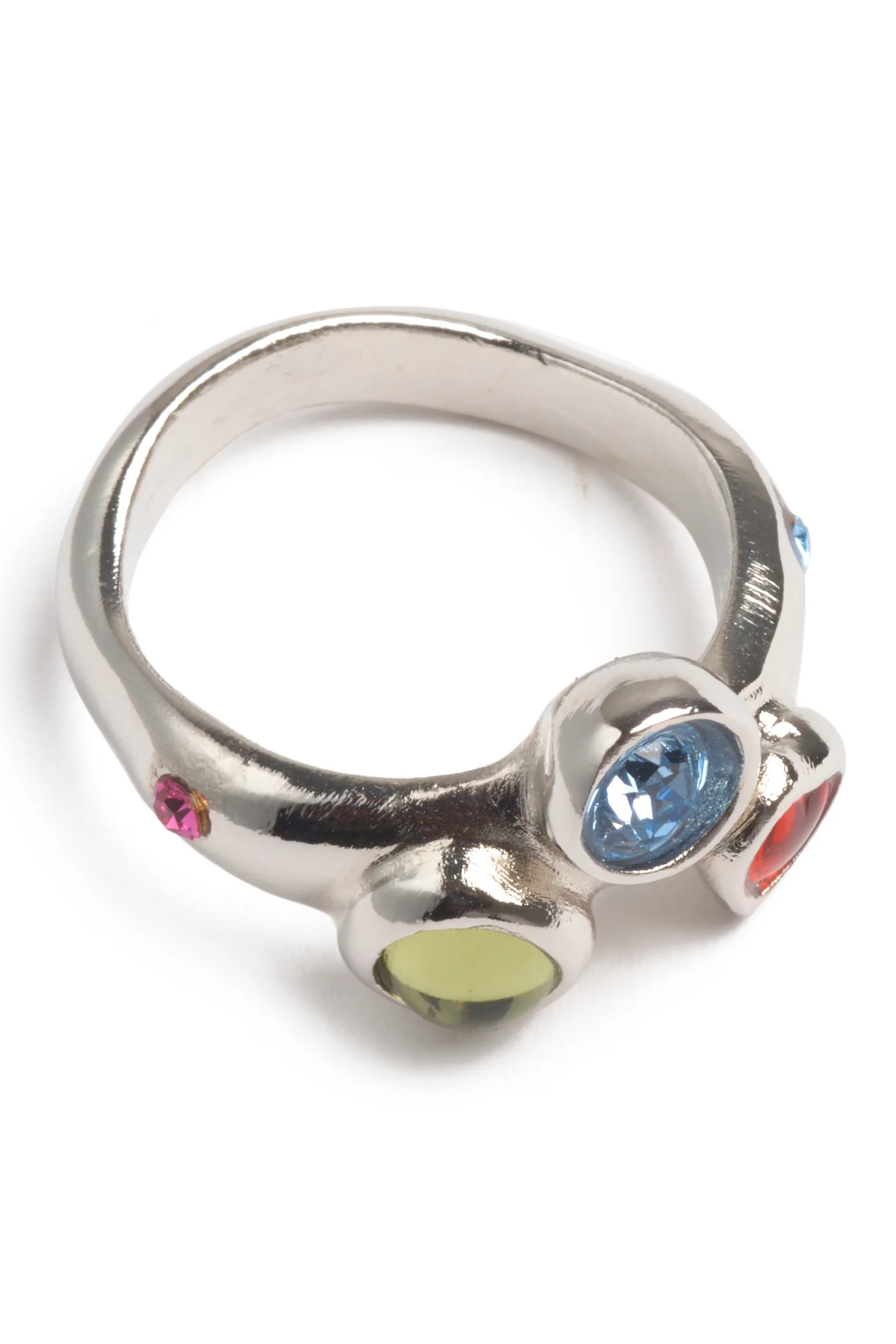 SILVER MULTI FLORENCE RING - Image 4