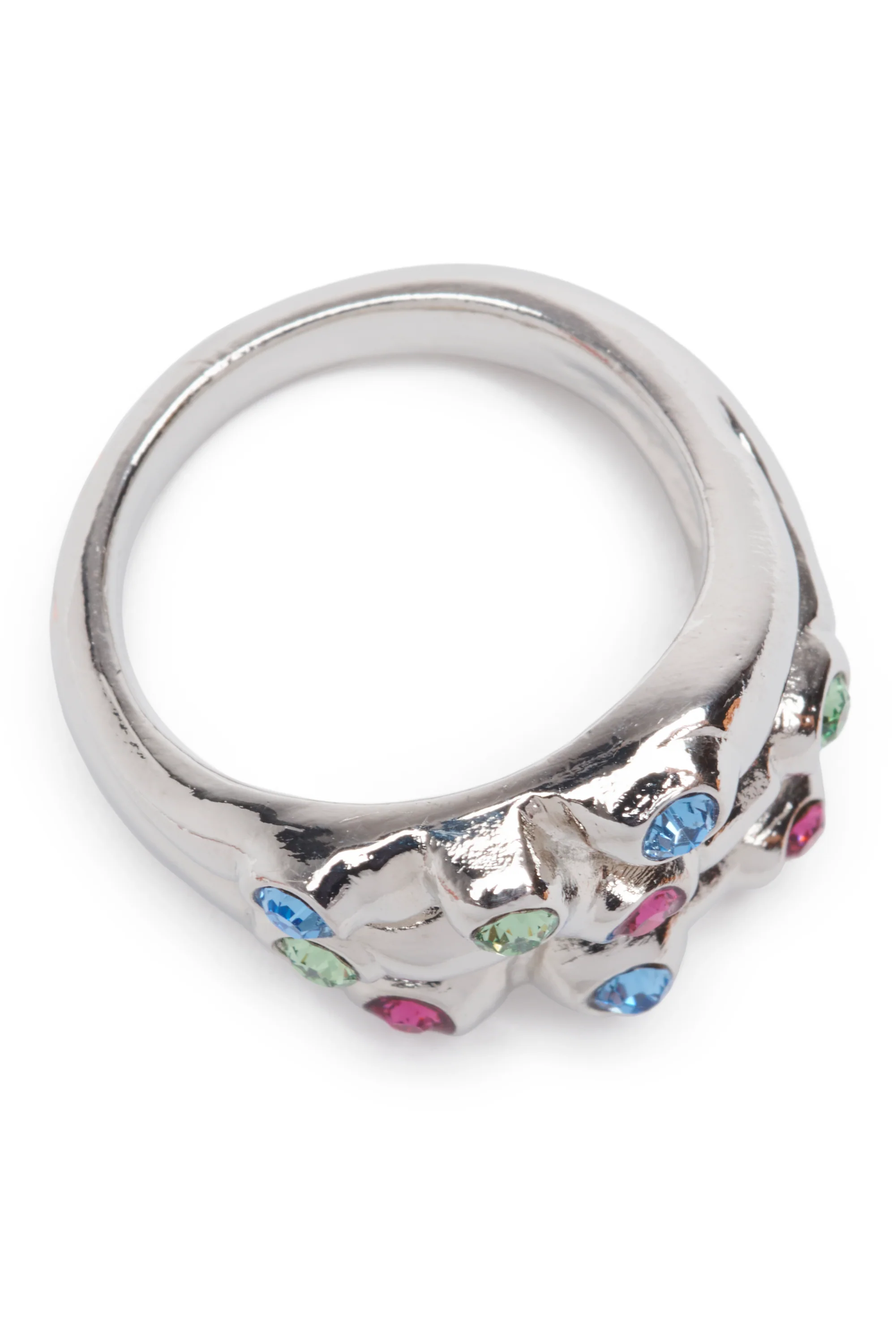 SILVER MULTI STACKED RING - Image 3