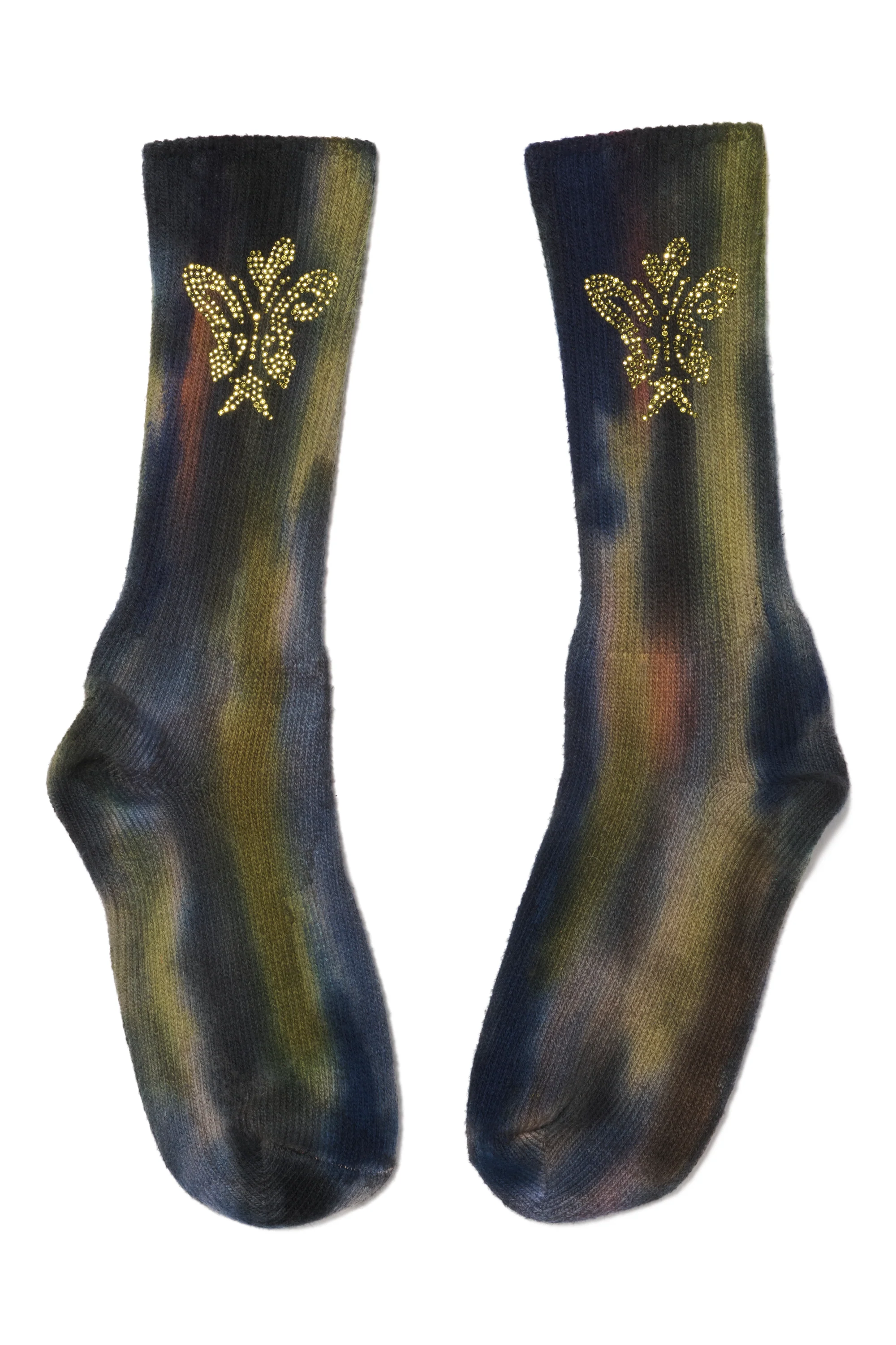 SKY AURORA RHINESTONE SOCKS