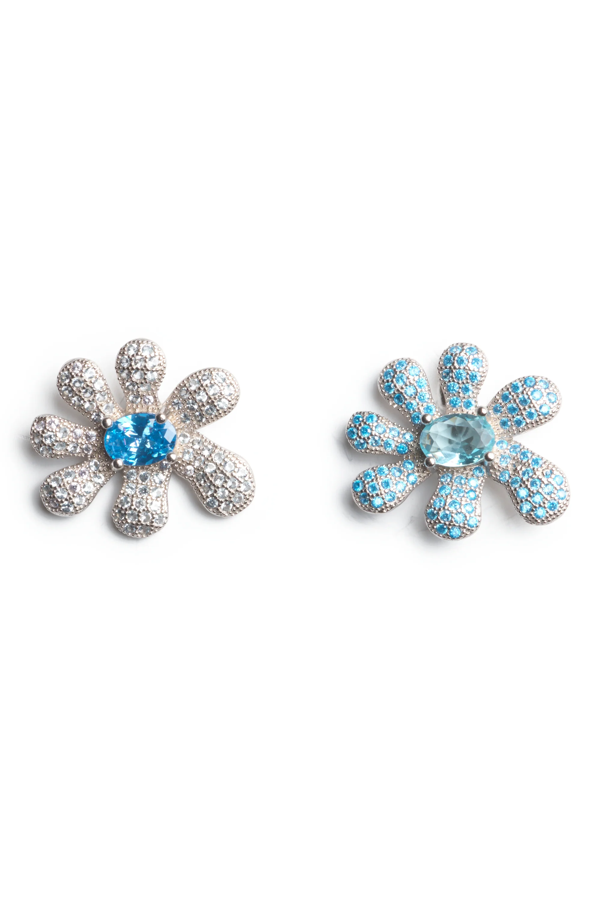 SKY MIX SQUASHED BLOSSOM EARRING