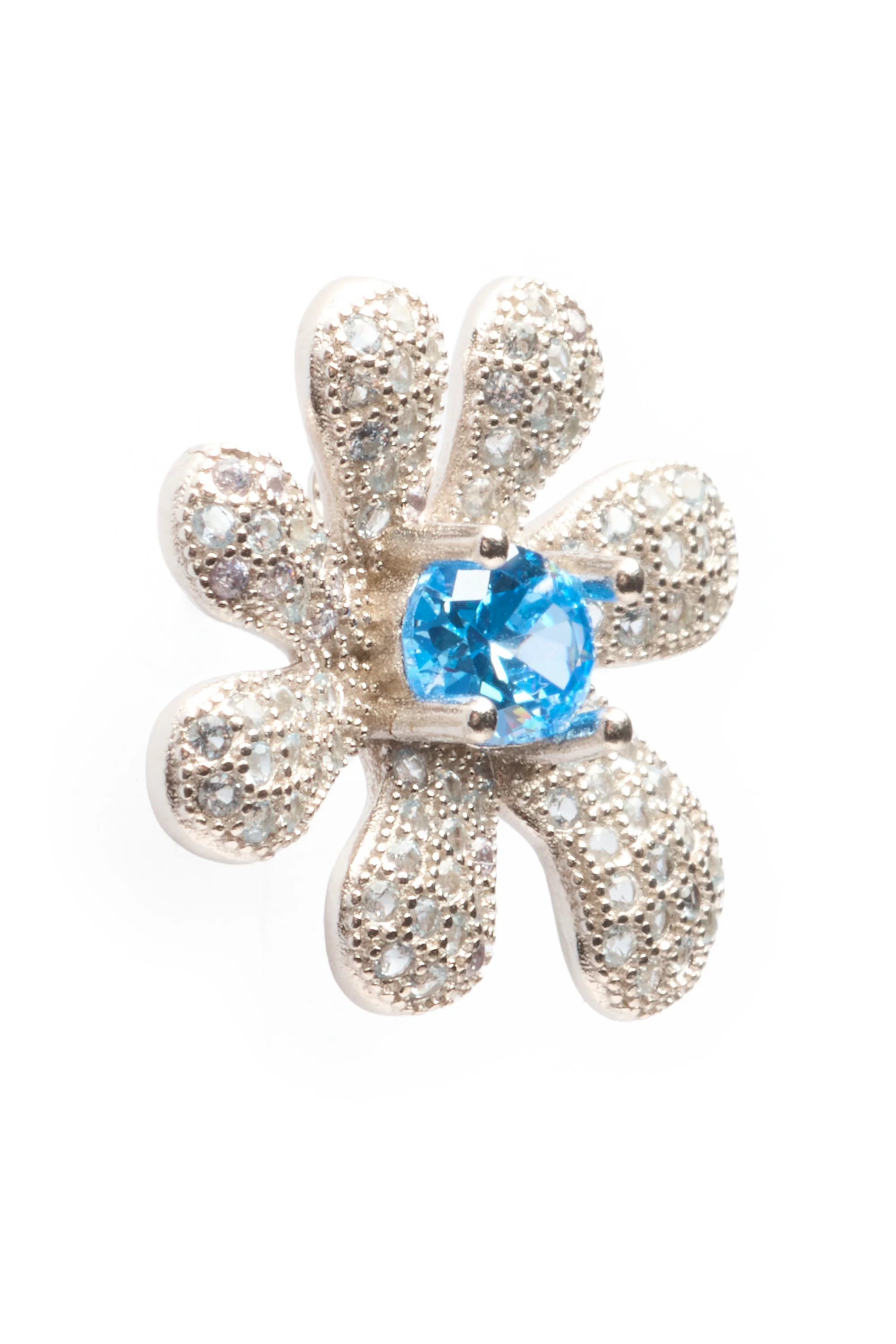 SKY MIX SQUASHED BLOSSOM EARRING - Image 4