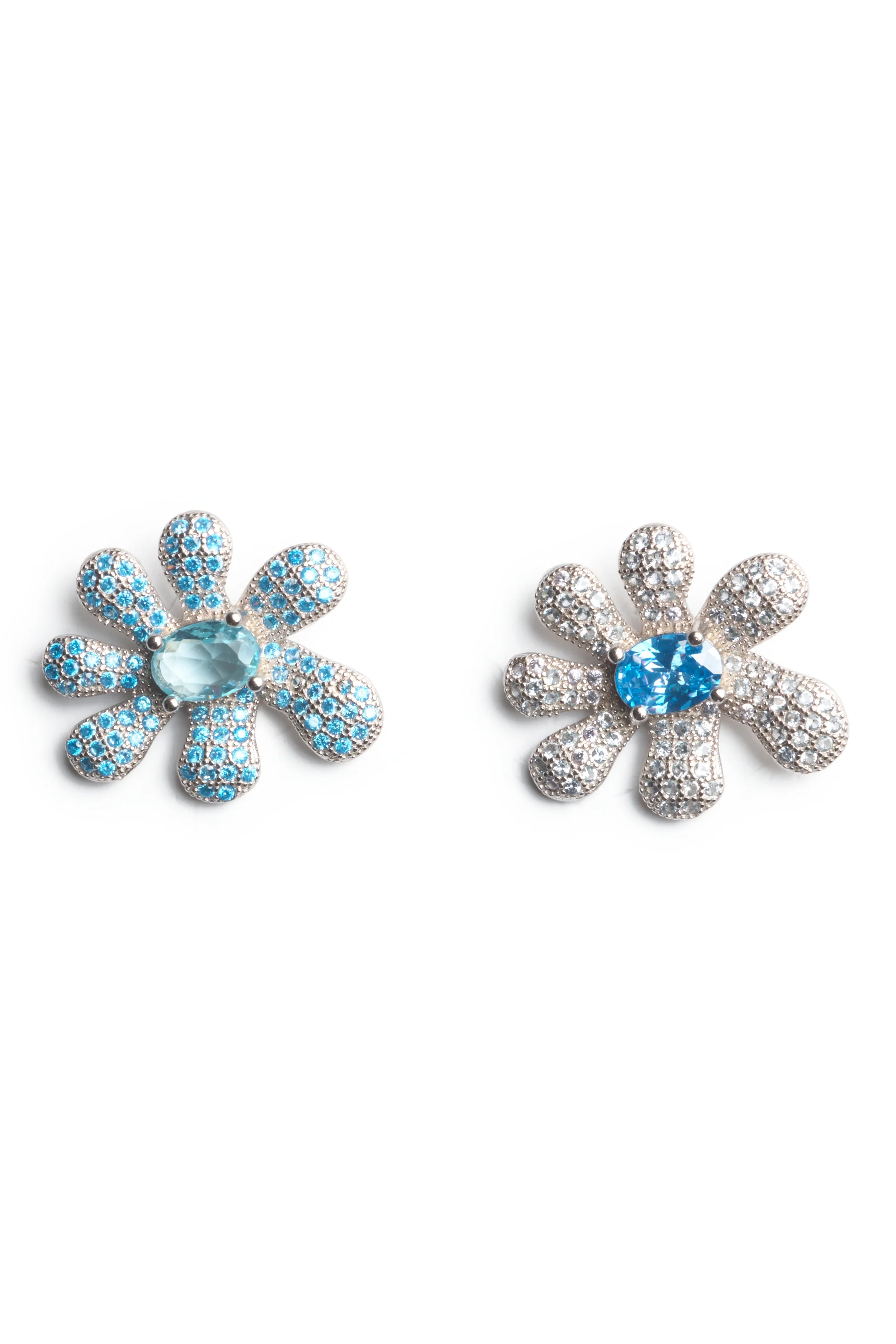 SKY MIX SQUASHED BLOSSOM EARRING - Image 5