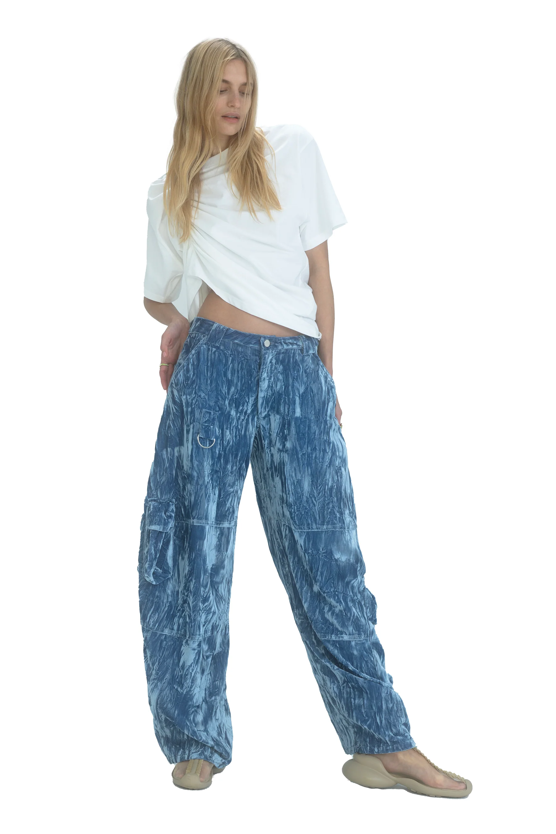 SKY VELVET LAWN CARGO - Image 7
