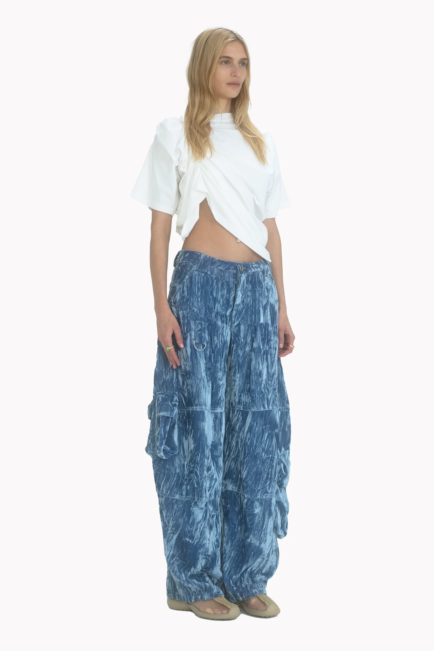 SKY VELVET LAWN CARGO - Image 8