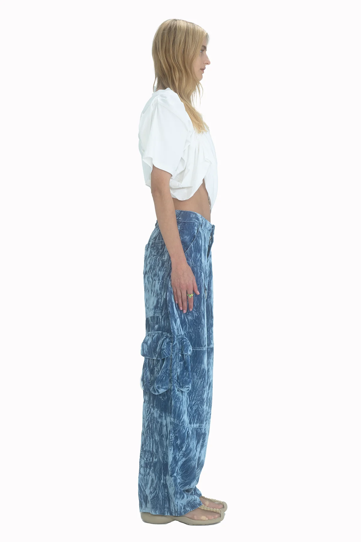 SKY VELVET LAWN CARGO - Image 9