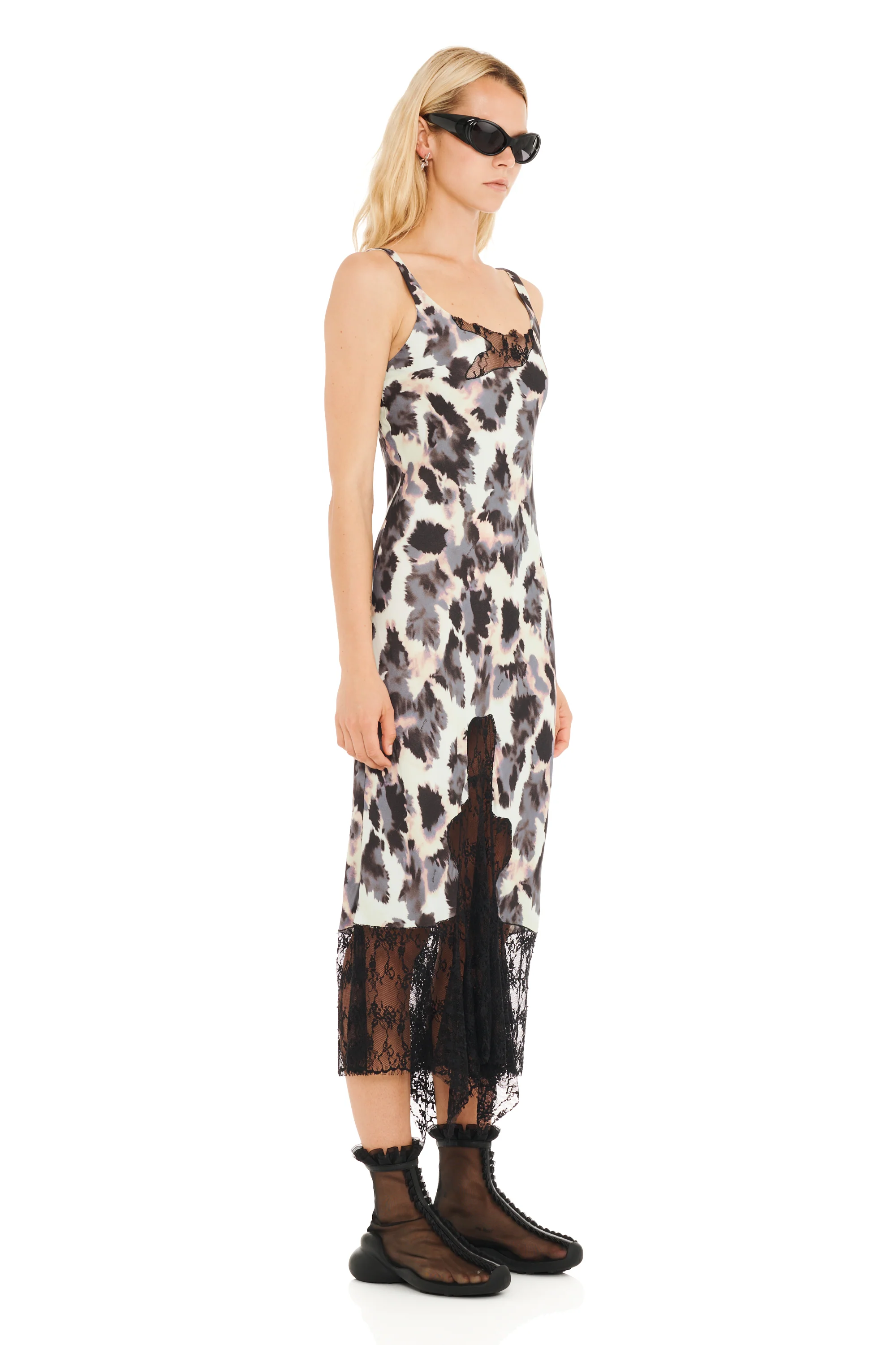 SNOW LEOPARD ANEMONE DRESS - Image 3